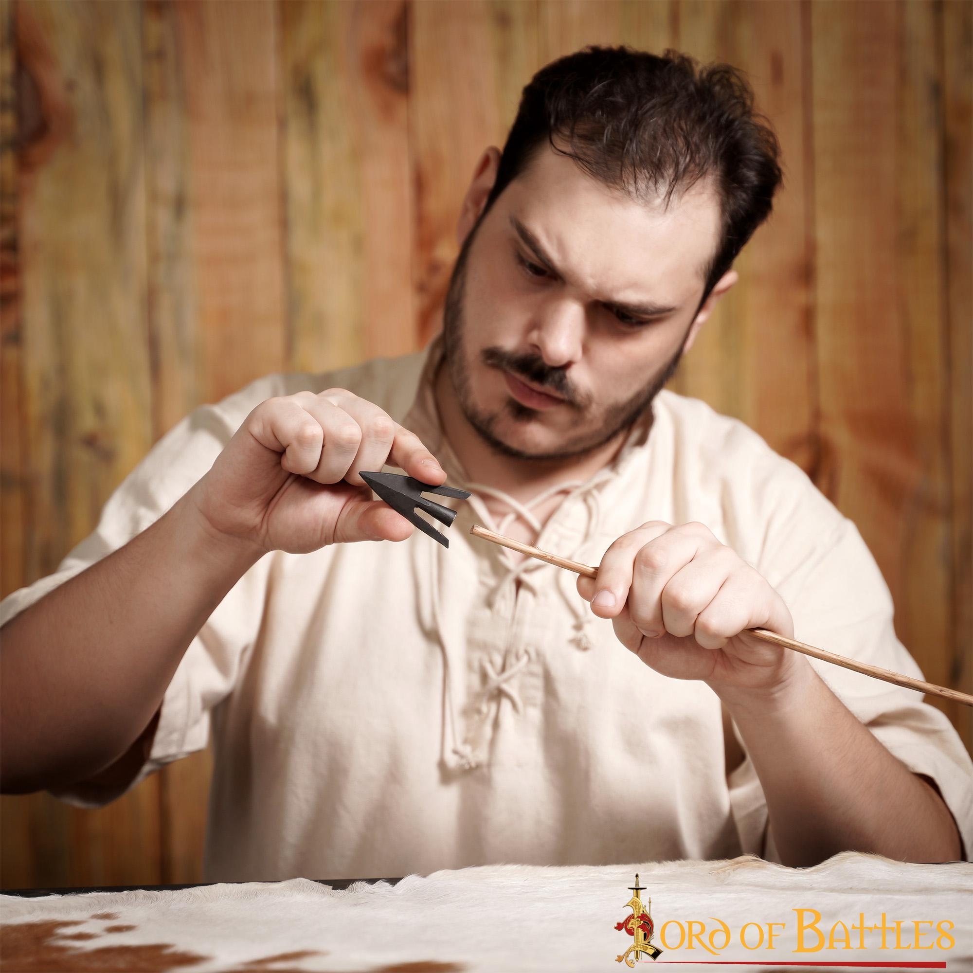 Imagen única de: Punta de Flecha Medieval de Cola de Golondrina 3 Piezas