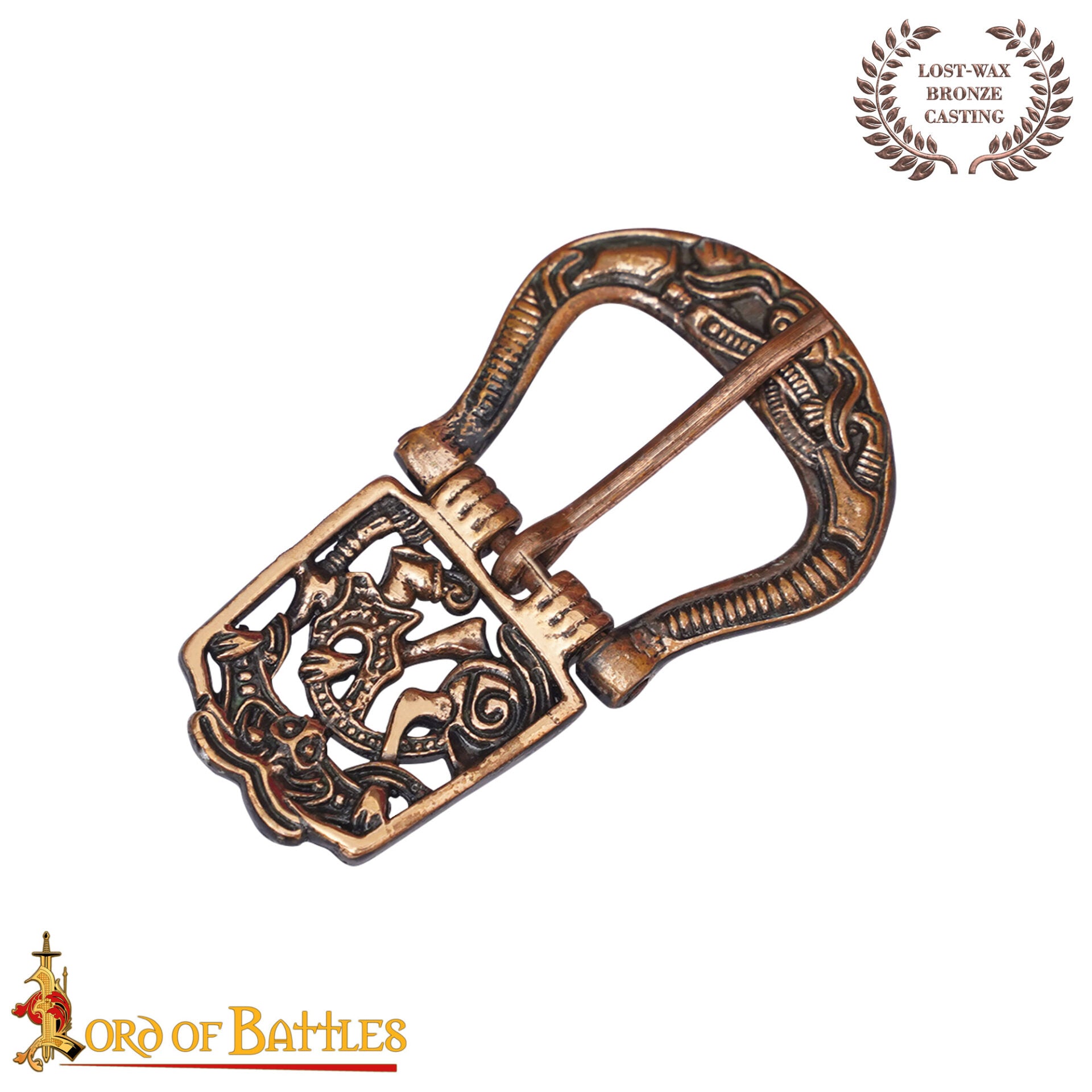 Imagen única de: Hebilla de Bronce Vikingo del Siglo X (para Cinturones de 1,5 Cm)