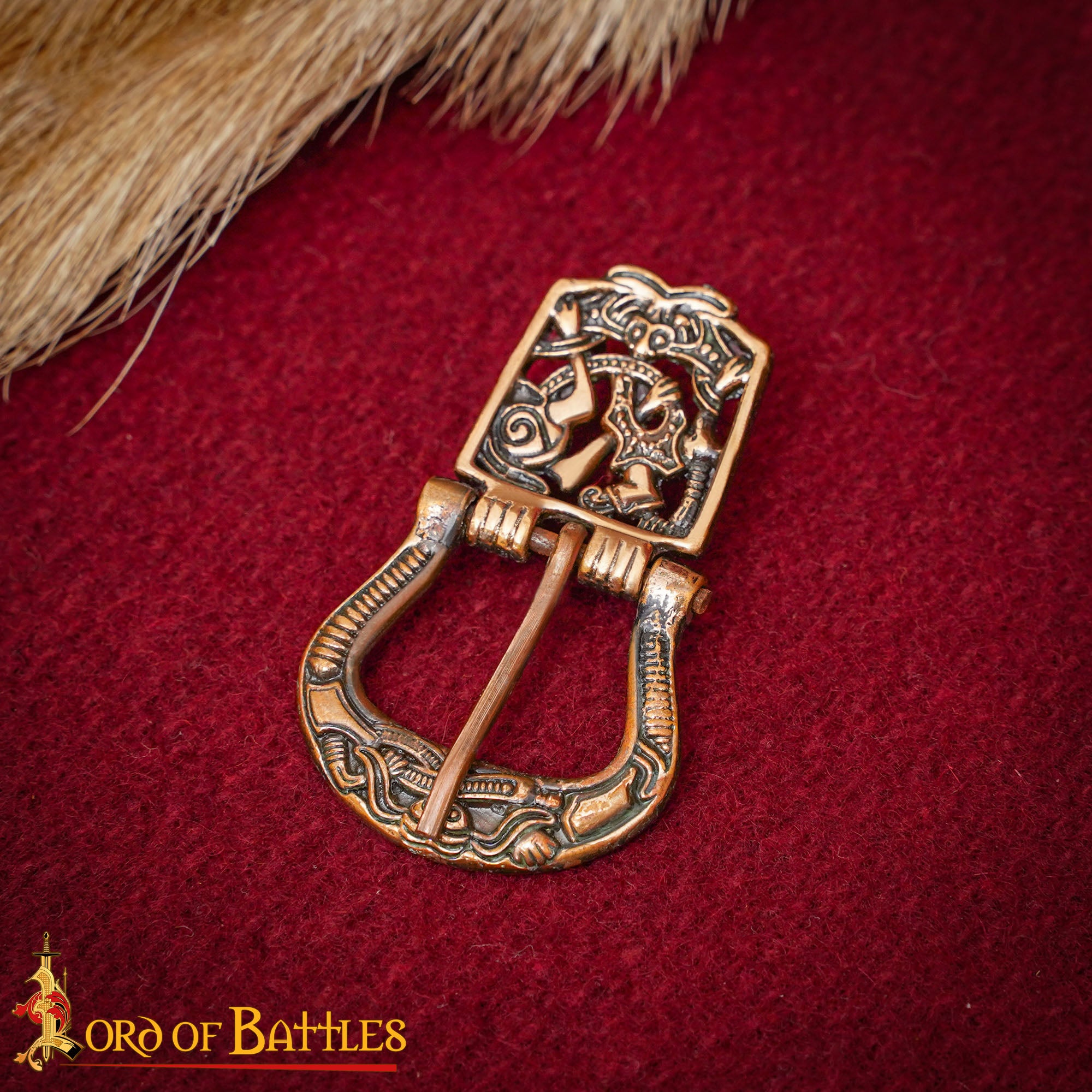 Imagen única de: Hebilla de Bronce Vikingo del Siglo X (para Cinturones de 1,5 Cm)