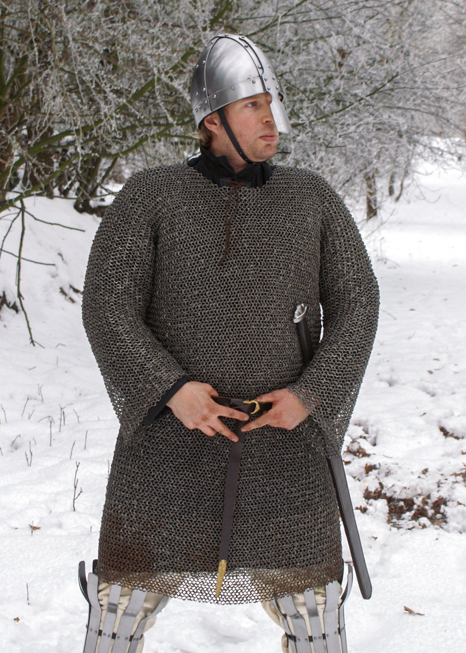 Imagen única de: Cota De Malla De Malla, Sin Remachar, Di 8 Mm, Bruñida