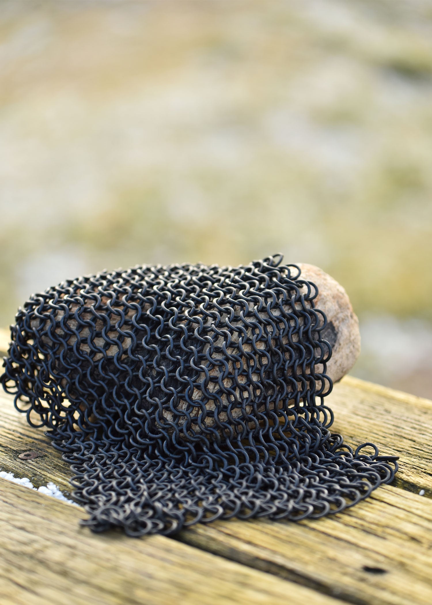 Imagen única de: Pieza De Cadena 20 X 20 Cm, Sin Remachar, Dn8mm, Bruñida