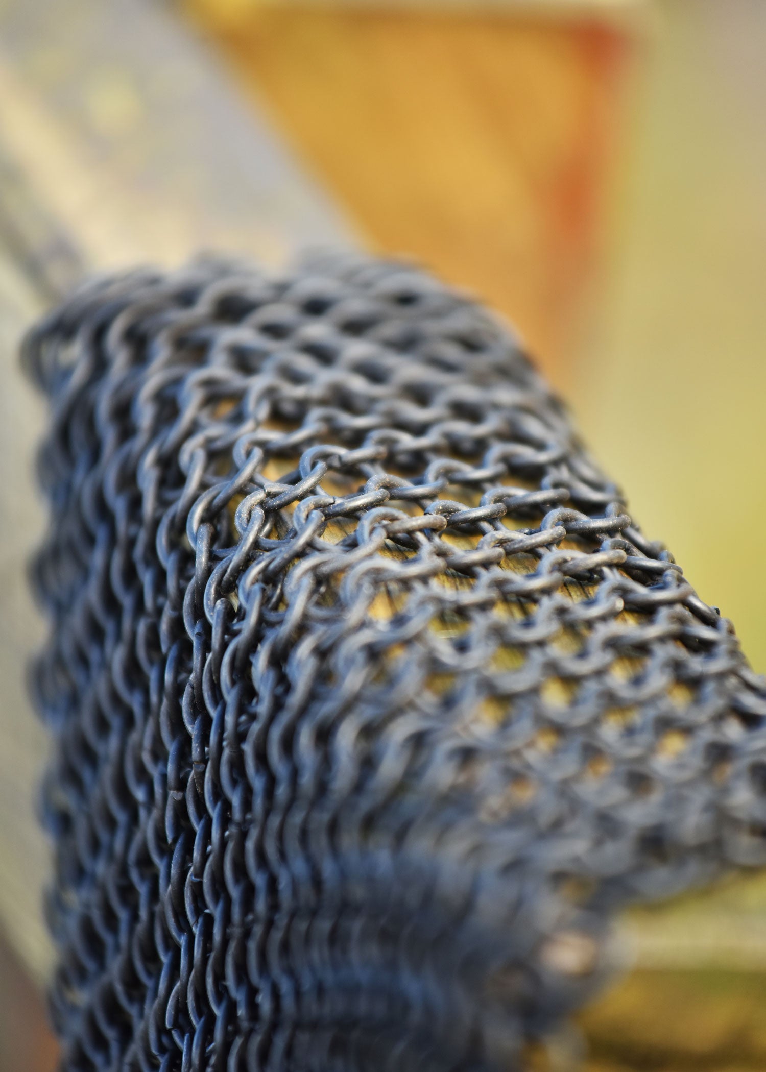 Imagen única de: Pieza De Cadena 20 X 20 Cm, Sin Remachar, Dn8mm, Bruñida