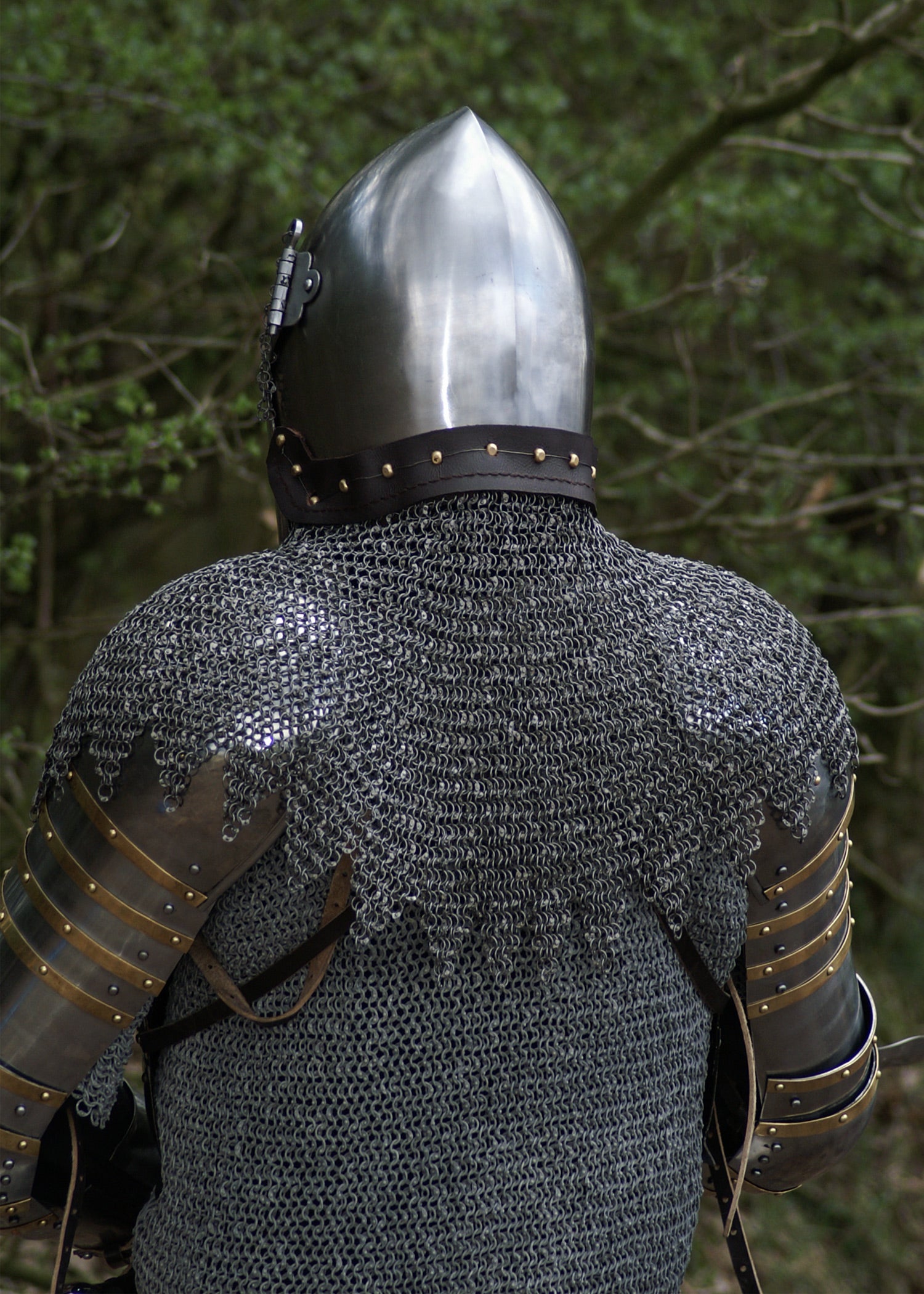 Imagen única de: Bmsz Tirante De Cadena Galvanizado Con Cuero, Sin Remachar, Di 8 Mm