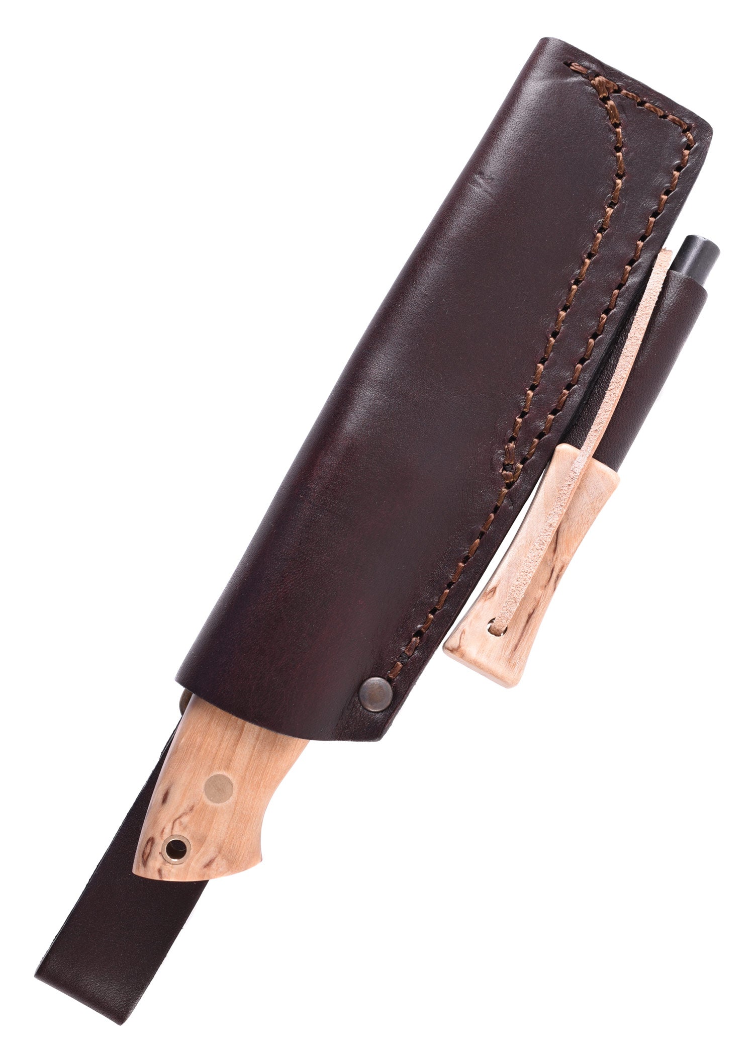 Imagen única de: Brisa Trapper 95 - Abedul Rizado Estabilizado, Scandi, Firesteel