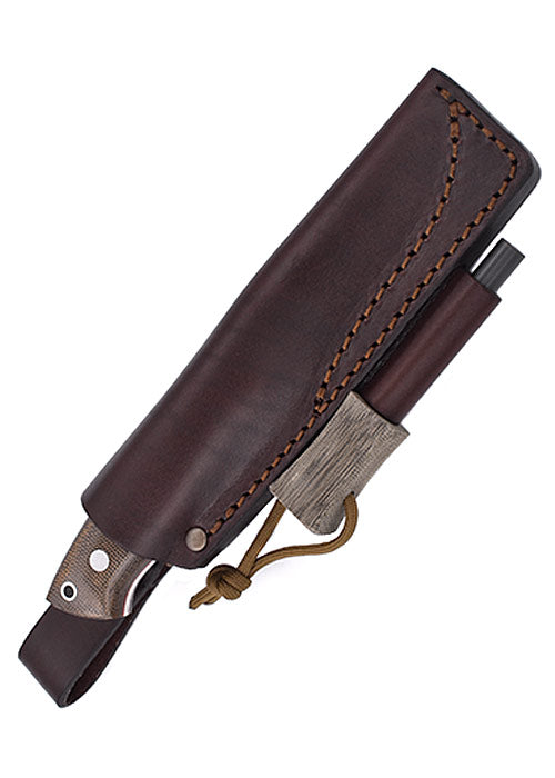 Imagen única de: Brisa Trapper 115 - Micarta Verde, Scandi, Firesteel