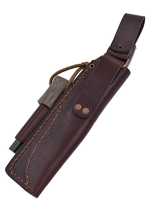 Imagen única de: Brisa Trapper 115 - Micarta Verde, Scandi, Firesteel