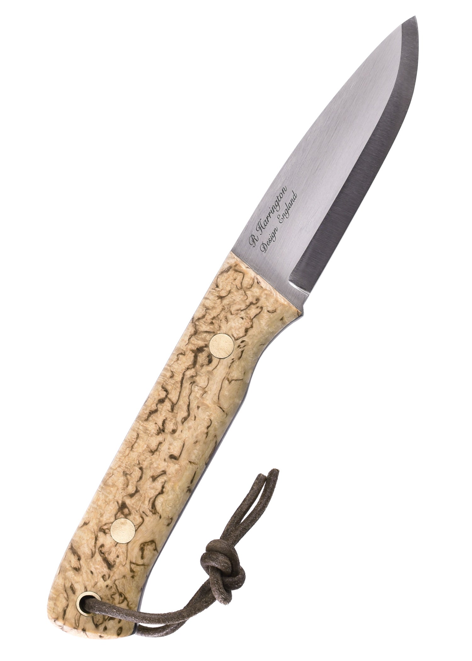 Imagen única de: Cuchillo Fijo Woodsman, Abedul Rizado, Casström