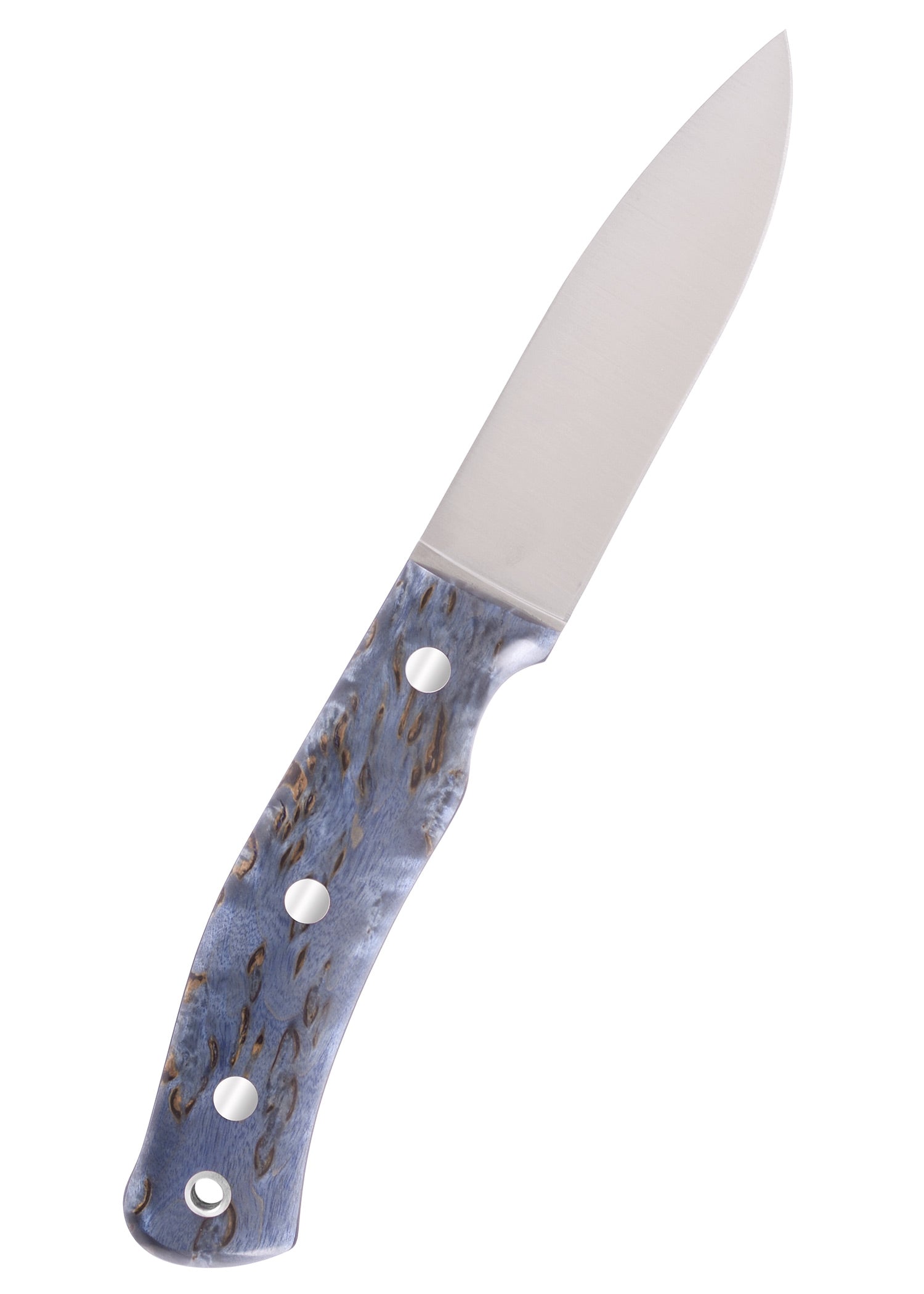 Imagen única de: Cuchillo Fijo Bosque Sueco, Estable. Abedul Rizado, Azul