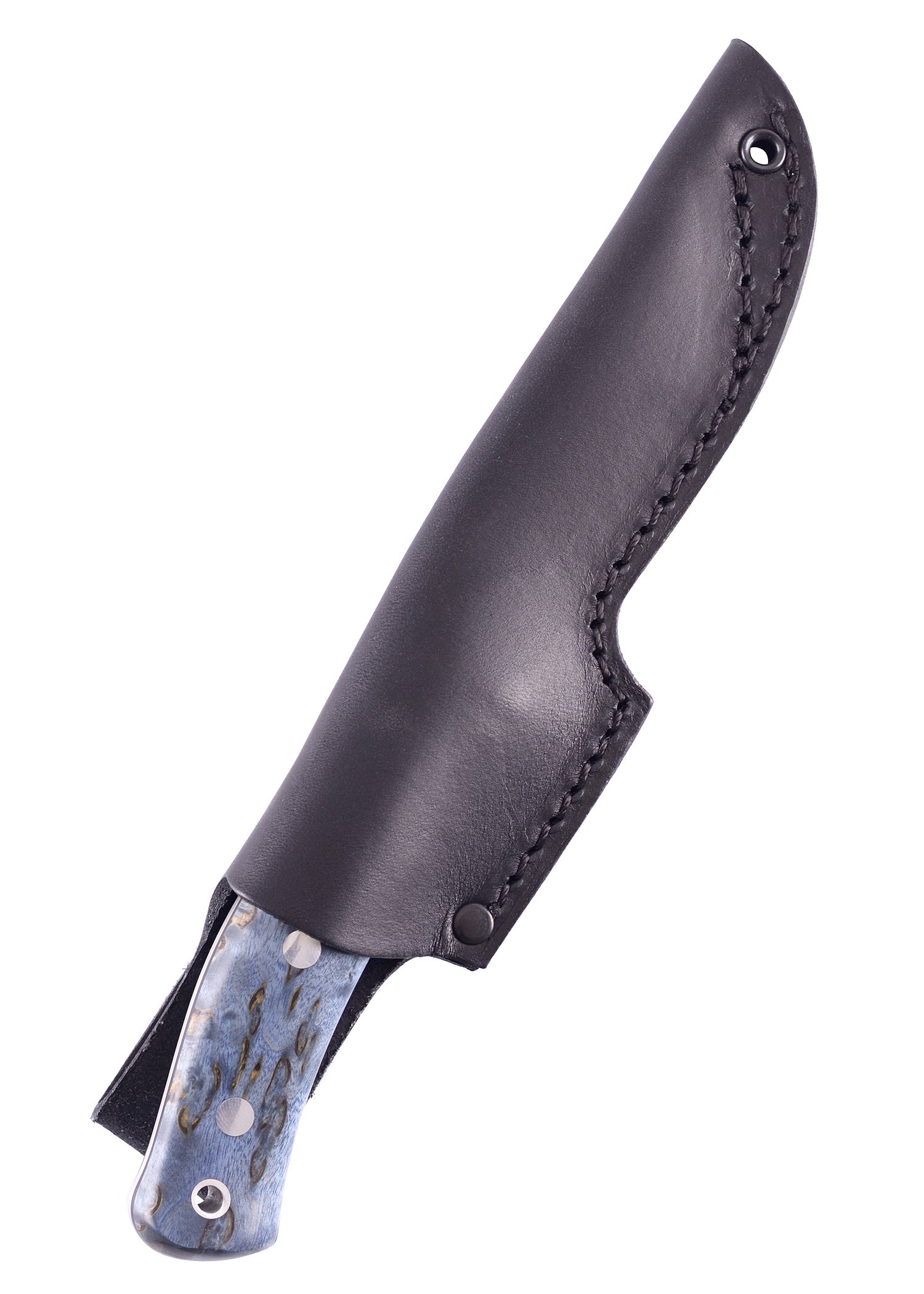Imagen única de: Cuchillo Fijo Bosque Sueco, Estable. Abedul Rizado, Azul