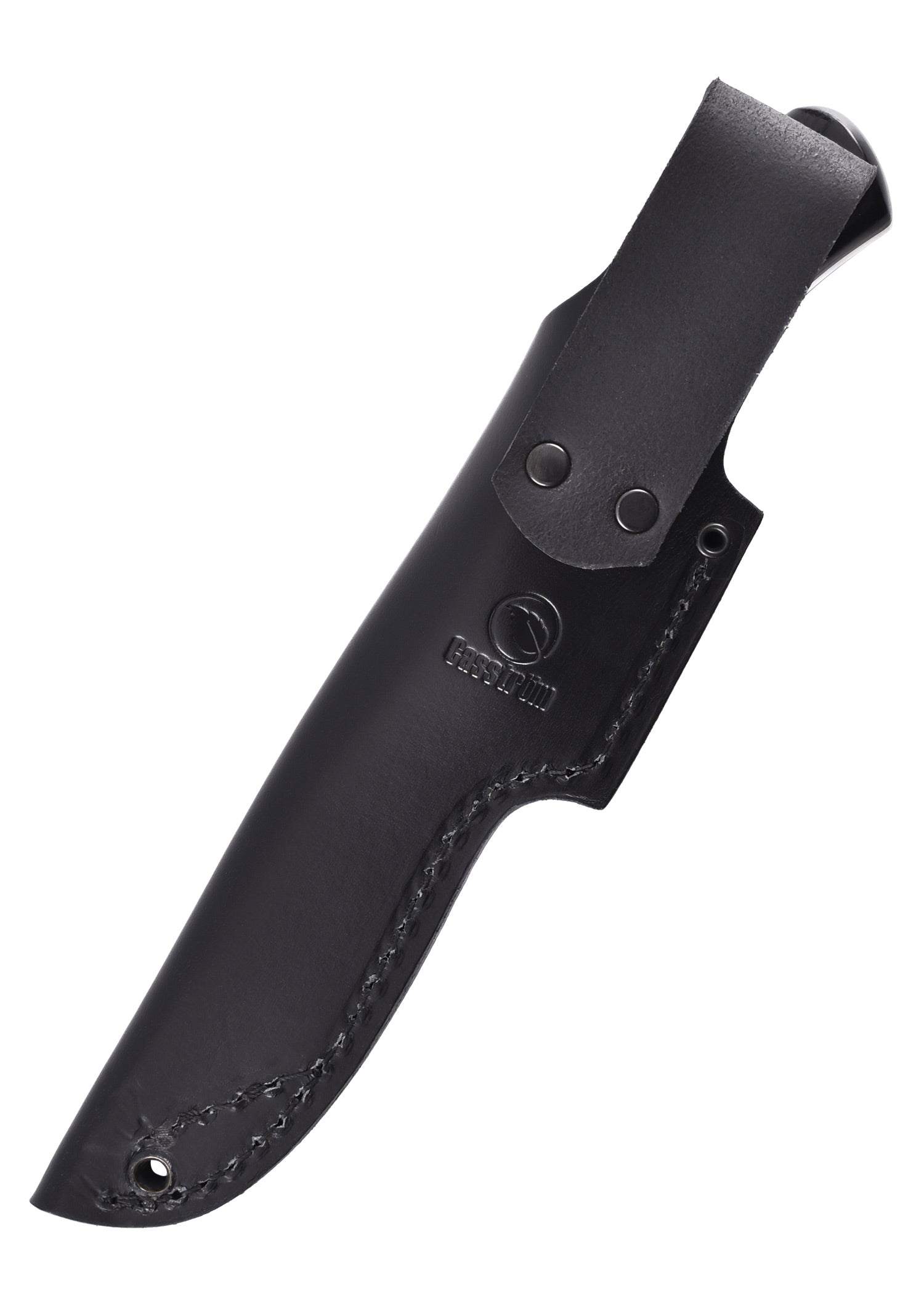 Imagen única de: Cuchillo Fijo Bosque Sueco, Micarta Negra, Casström