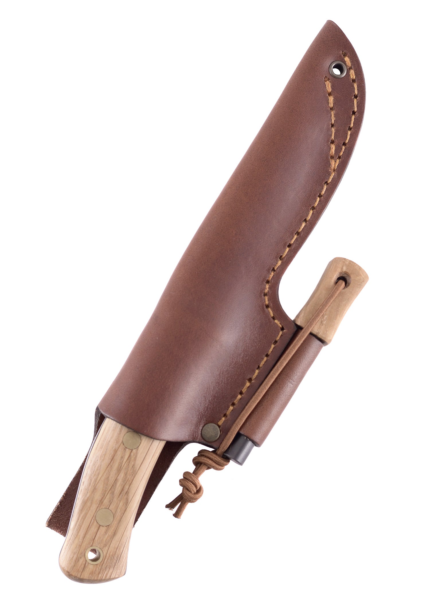 Imagen única de: Cuchillo Fijo Bosque Sueco, Roble + Firesteel