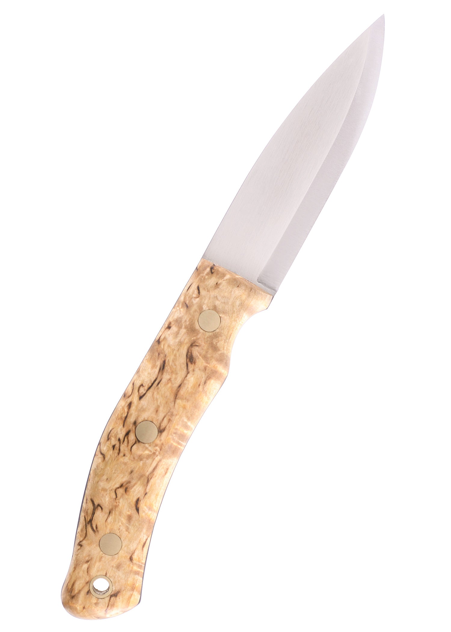 Imagen única de: Cuchillo Fijo Bosque Sueco, Abedul Rizado + Firesteel