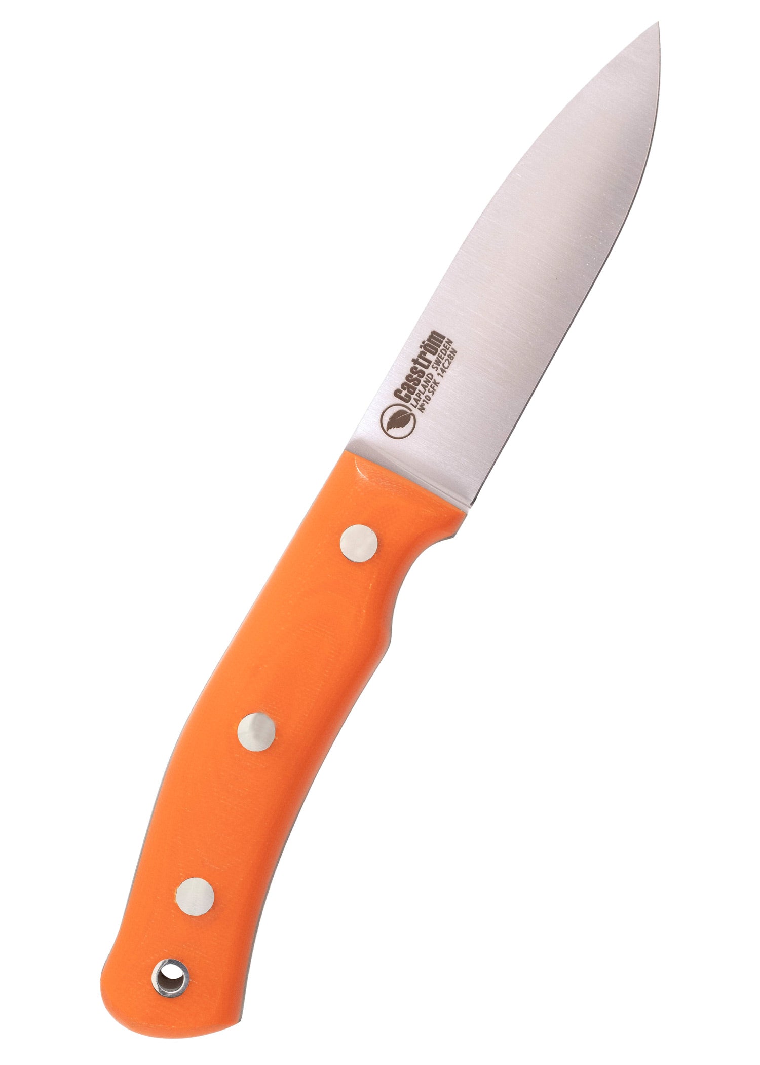 Imagen única de: Cuchillo Forestal Sueco Nº10, Naranja G10, Casström