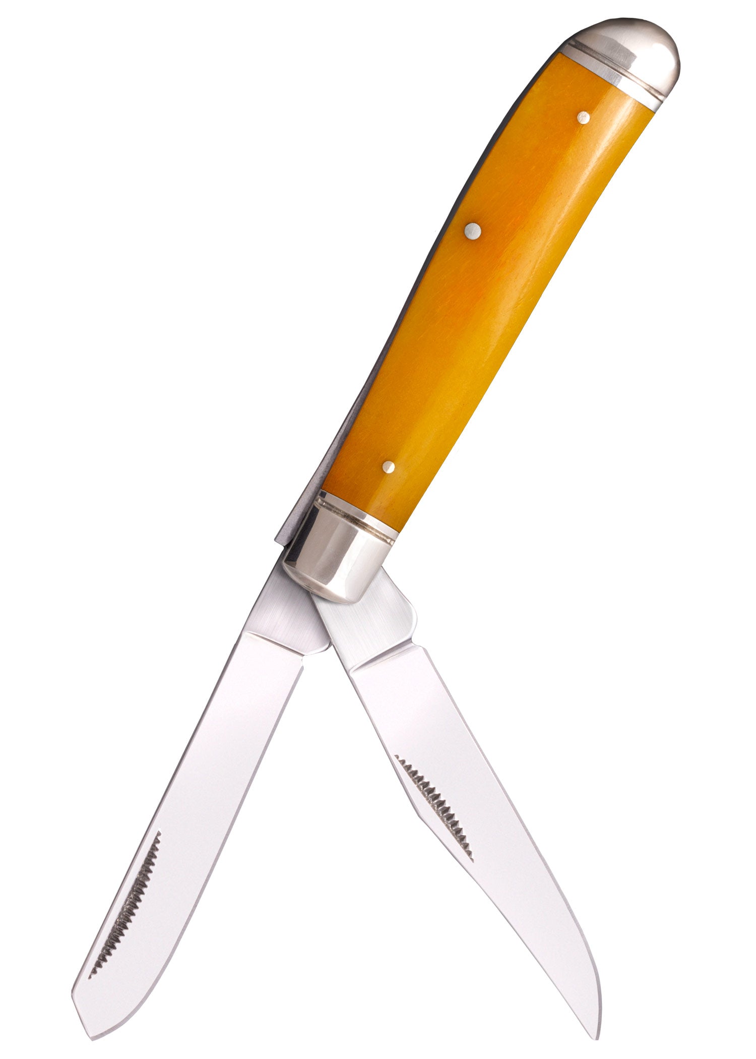 Imagen única de: Navaja Mini Trapper, Mango De Hueso Amarillo, Cold Steel