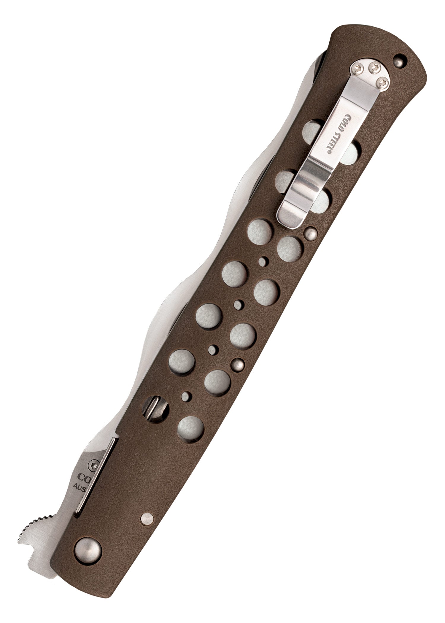 Imagen única de: Navaja De Bolsillo Ti-lite Kris, Hoja De 6 Pulgadas, Aus 10A, Filo Dentado, Mango Zy-ex