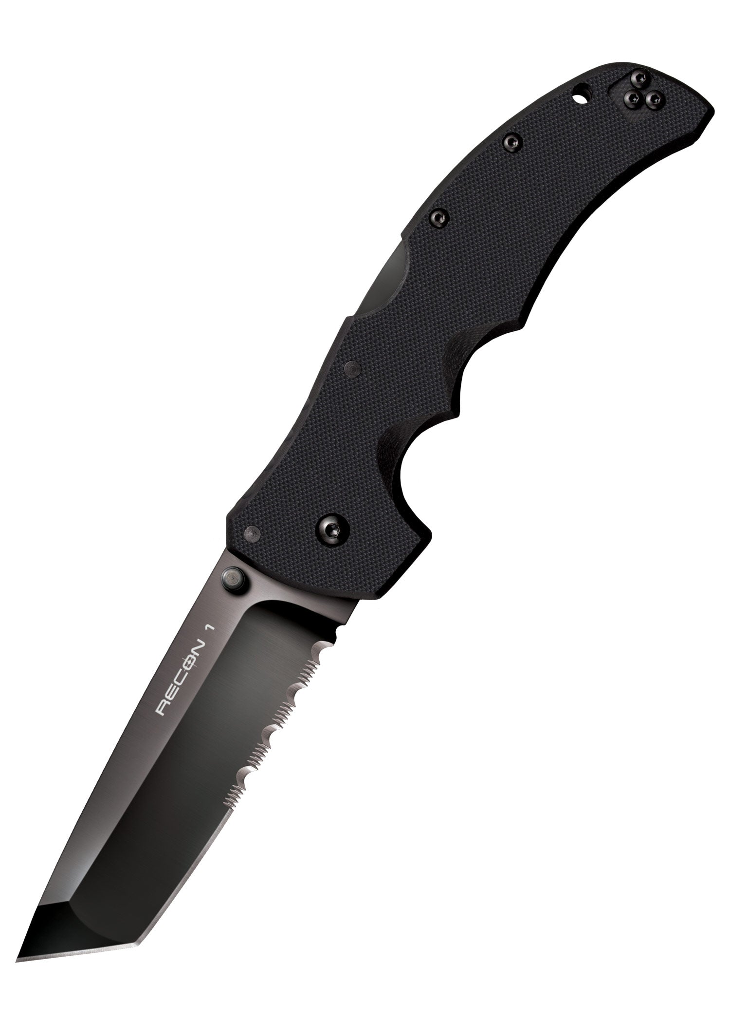 Imagen única de: Navaja Recon 1 Tanto Pt., S35vn, Negra, Parcialmente Dentada