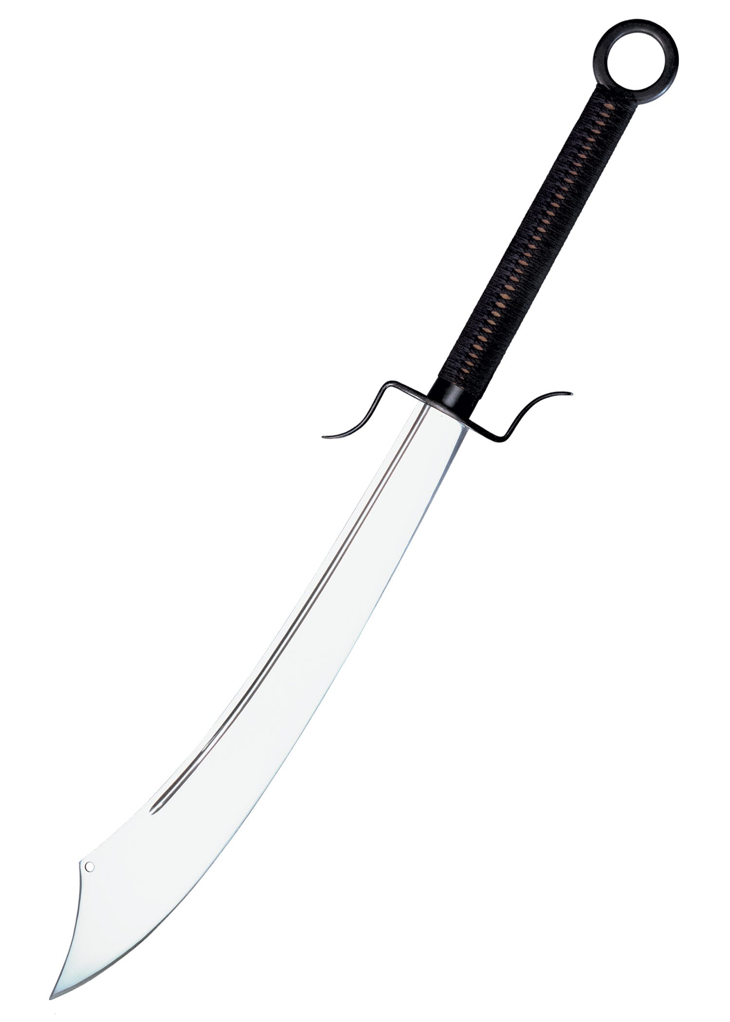Imagen única de: Espada De Guerra China Con Vaina De Cuero., Afilada