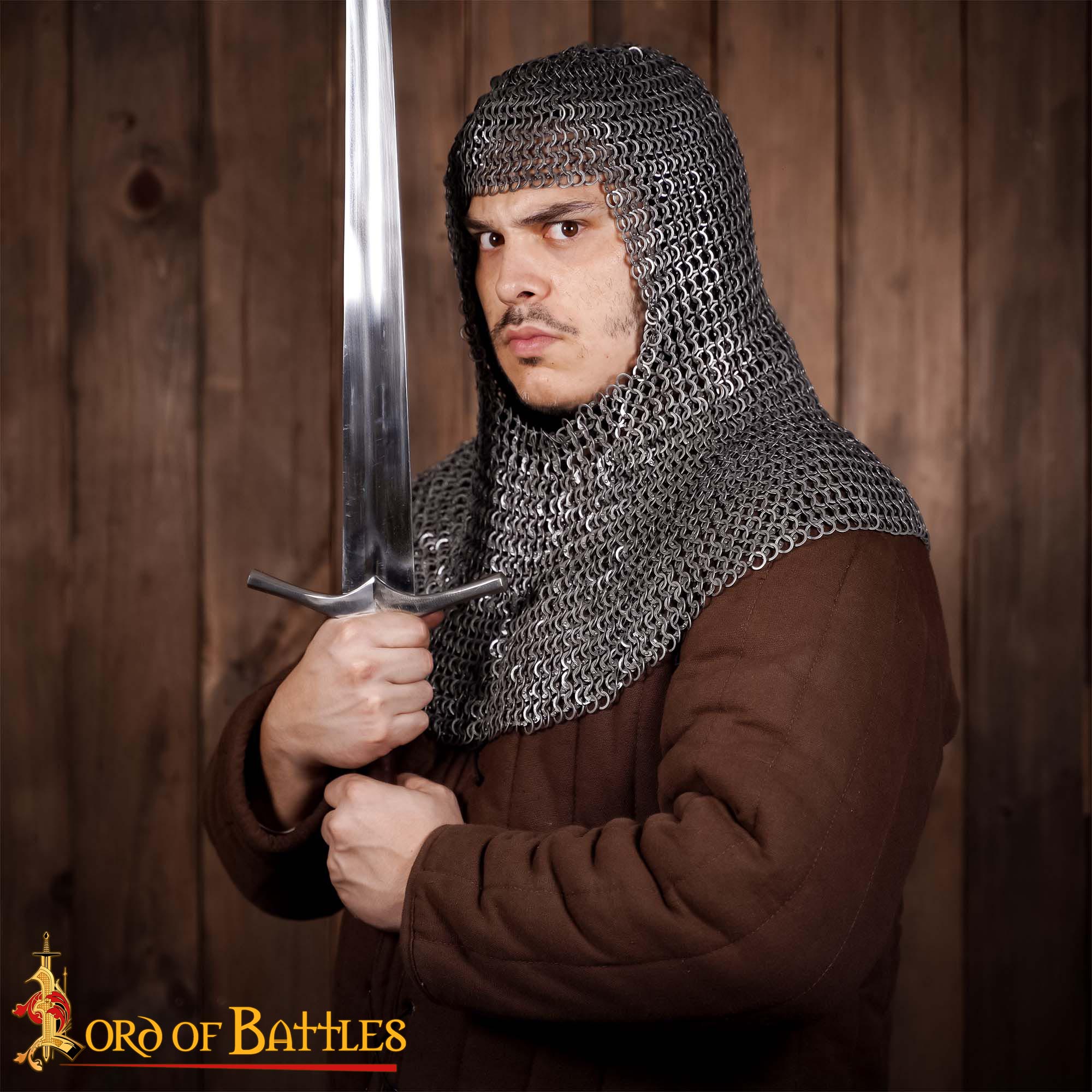 Cofia de Cota de Malla 9 Mm 17 Gauge Acero Dulce Anillo Plano Cúpula Remachado Anillos Sólidos Planos Alternos - Imagen 7