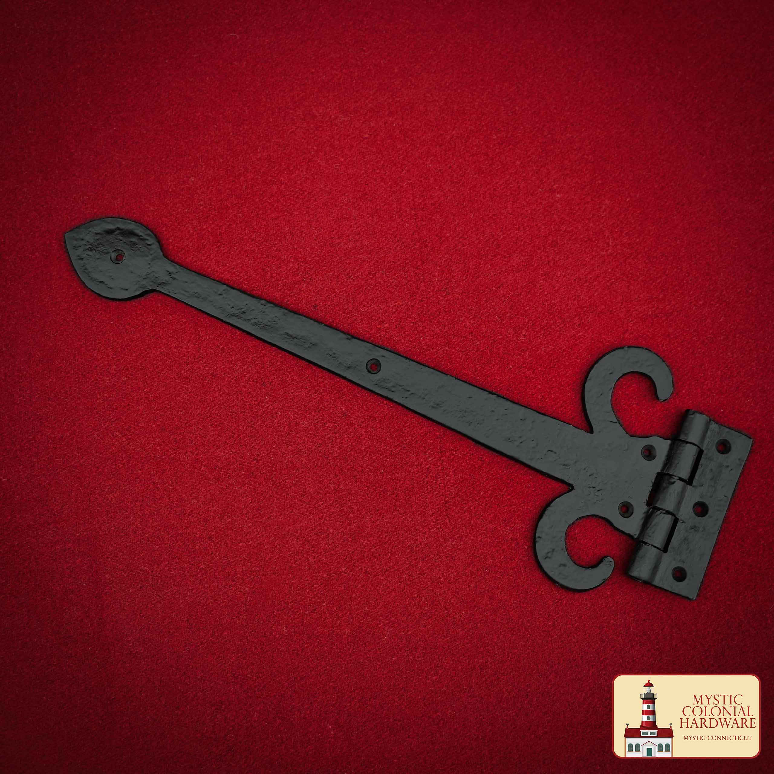 Imagen única de: Bisagra de Correa de Alta Resistencia para Puertas y Portones Decorativa Grande de 17