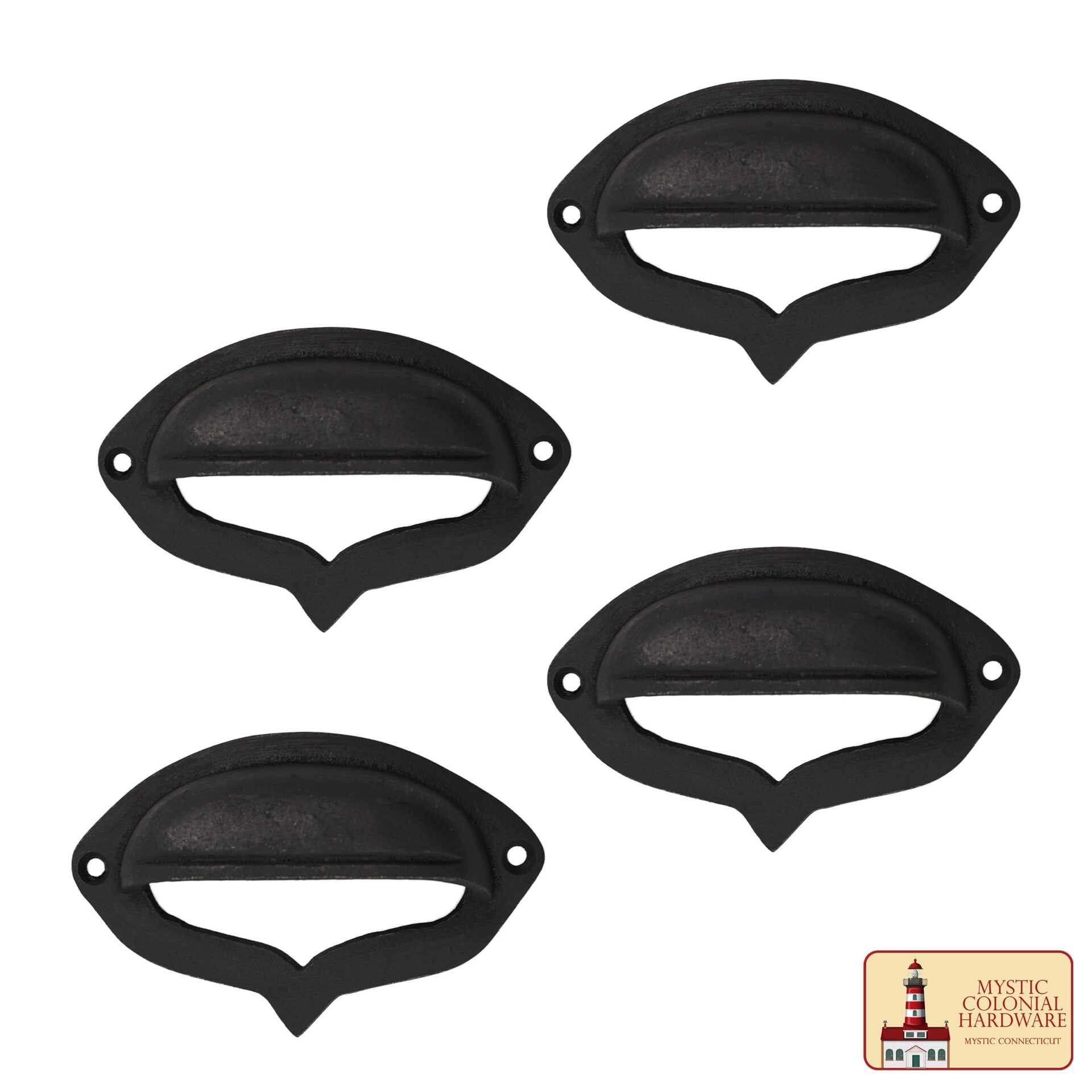 Imagen única de: Tiradores de Hierro Fundido Rústico para Cajones: Ideales para Ambientes Victorianos, Coloniales, Retro, Steampunk, Góticos, Barrocos y Medievales, (10.2x6.5) Cm