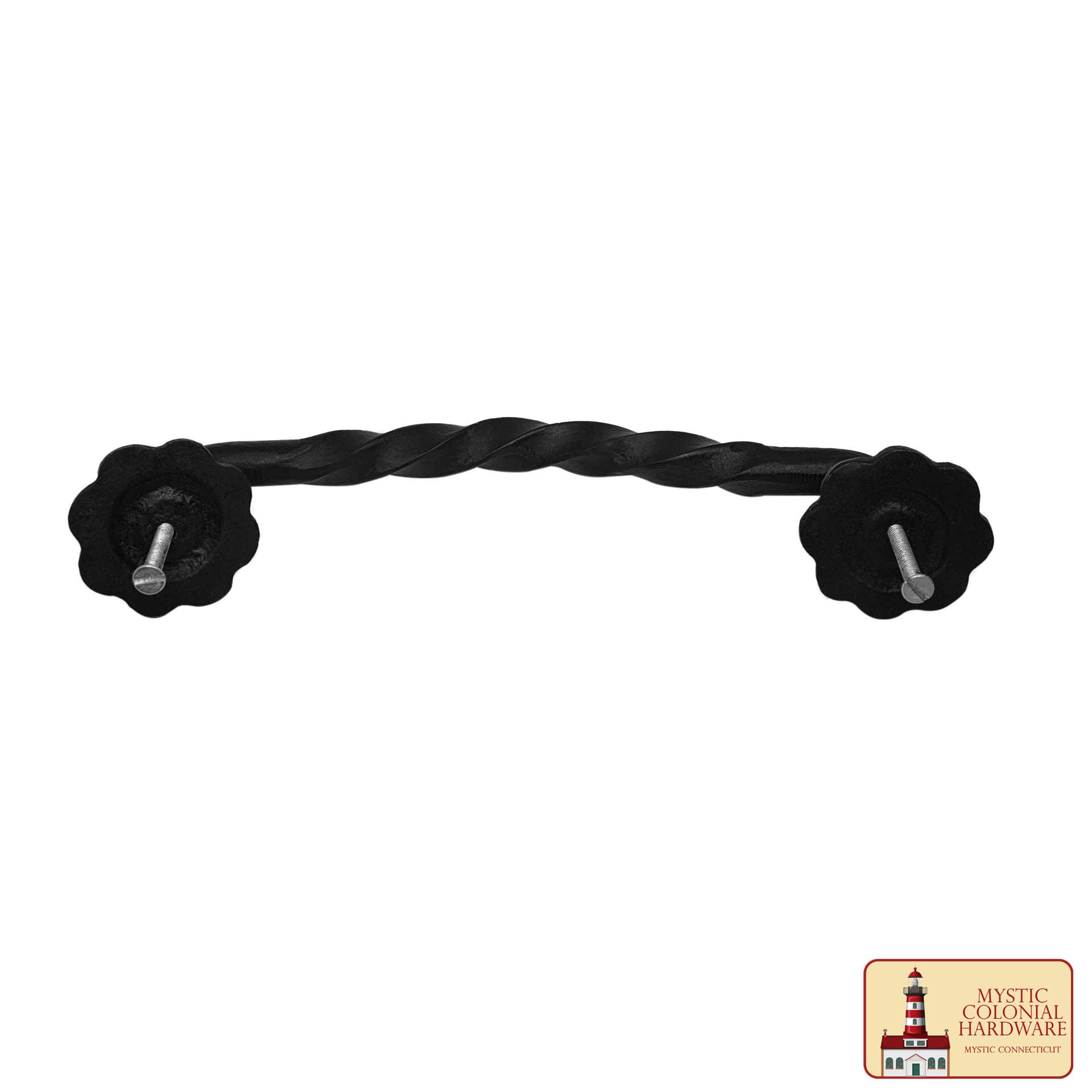 Imagen única de: Negro de Hierro Fundido Tirón Manijas 12 "puerta del Gabinete Manijas, Puerta Manija Tire, Barn Door Hardware, Grab Manijas