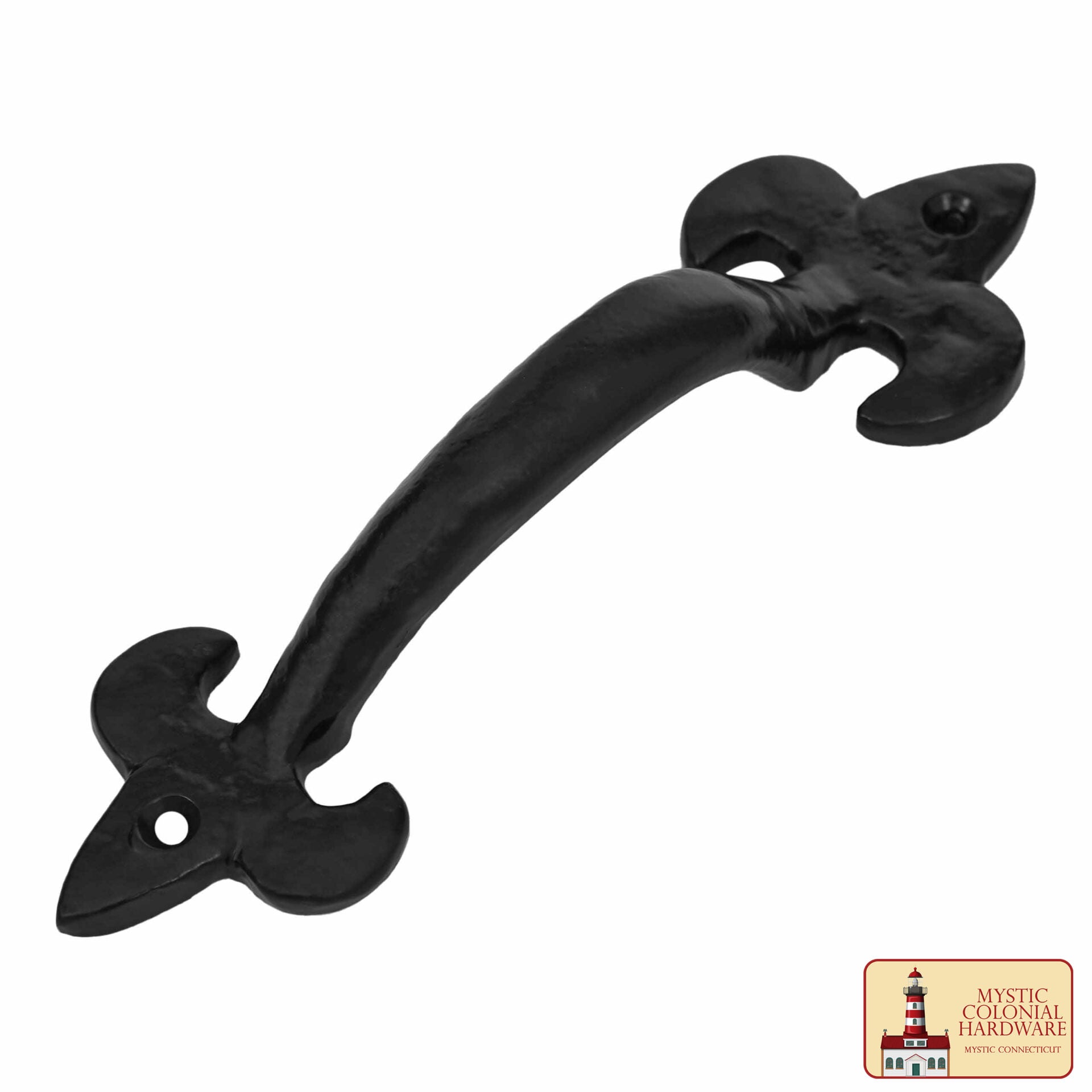 Imagen única de: Manilla de Puerta Decorativa de Hierro Forjado Manilla de Granero