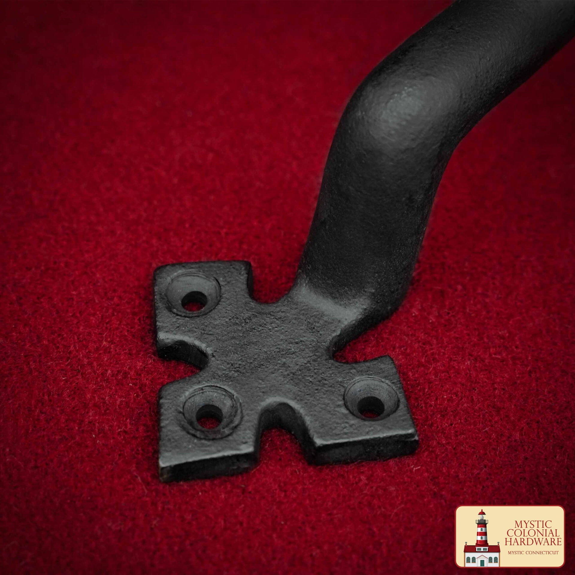 Imagen única de: Negro de Hierro Fundido Tirón Manijas 10 Pulgadas - Puerta del Gabinete Manijas, Puerta Manija Tire, Barn Door Hardware, Grab Manijas