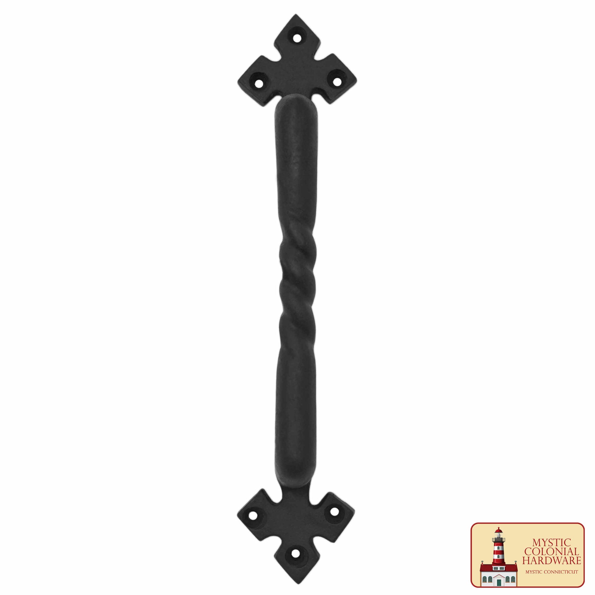 Imagen única de: Negro de Hierro Fundido Tirón Manijas 10 Pulgadas - Puerta del Gabinete Manijas, Puerta Manija Tire, Barn Door Hardware, Grab Manijas