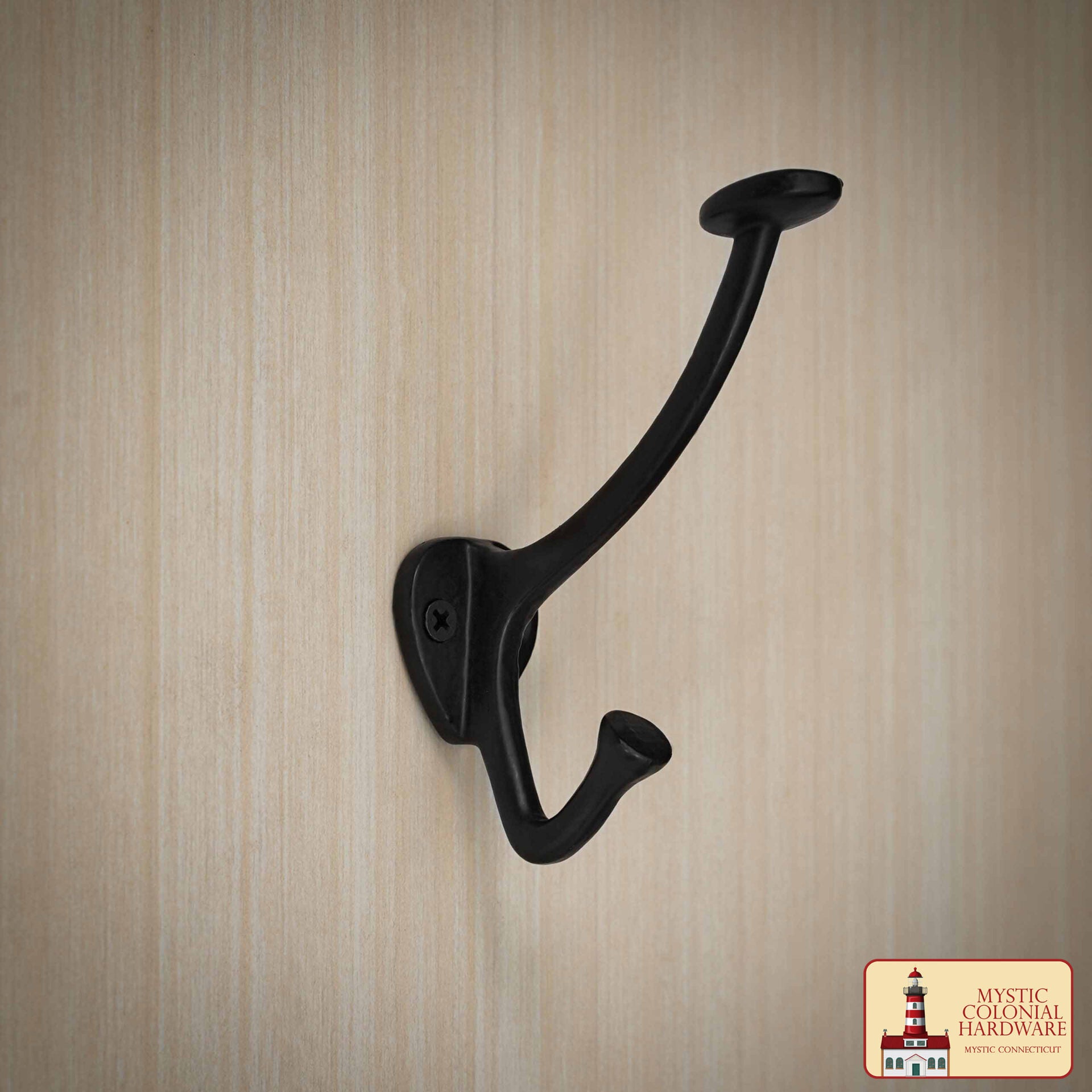 Imagen única de: Ganchos de Pared Rústicos de Hierro Fundido: Ideales para Ambientes Victorianos, Coloniales, Retro, Steampunk, Góticos y Barrocos (13.4x3.8) Cm