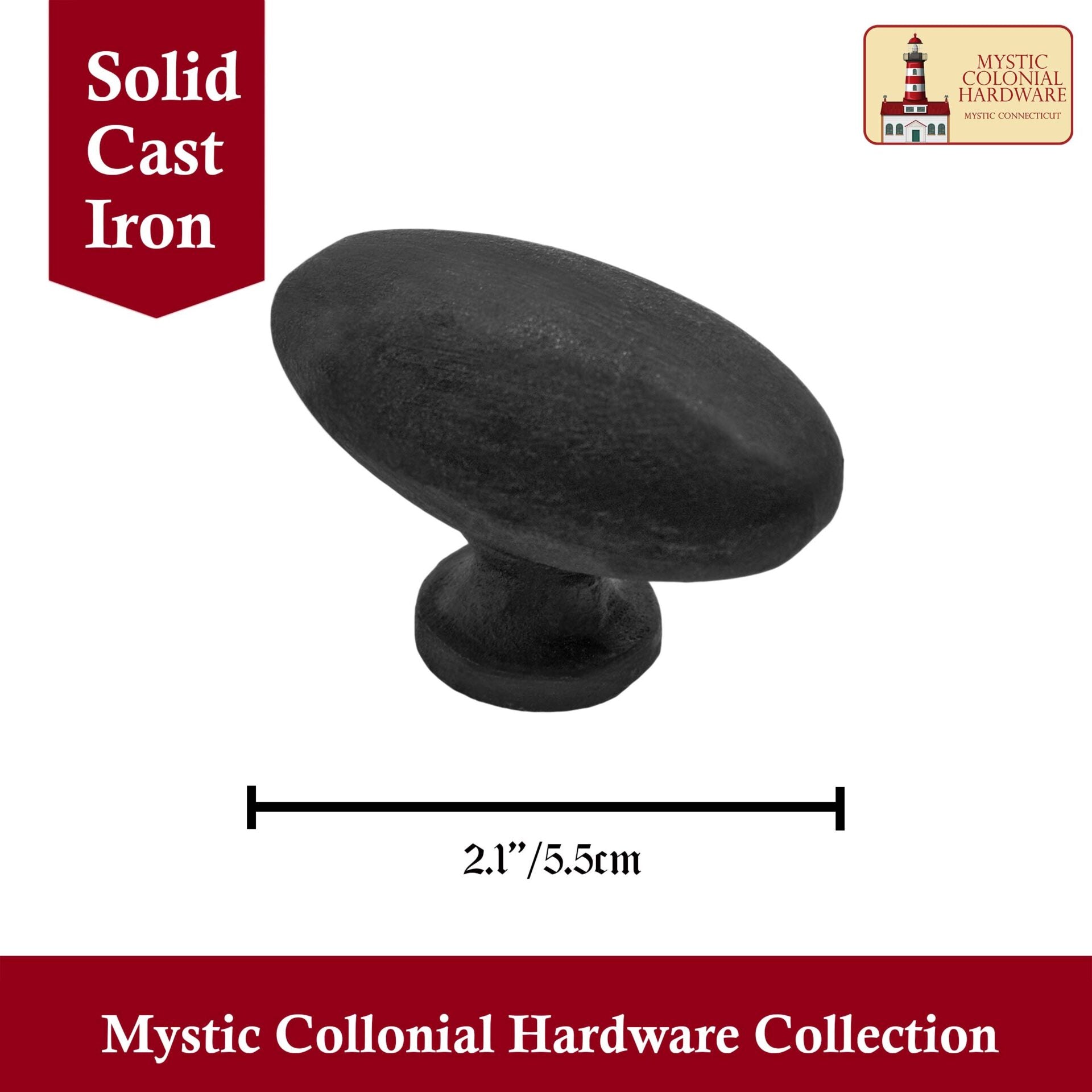 Imagen única de: Tirador de Pomo de Armario de Hierro Forjado a Mano - Lote de 4