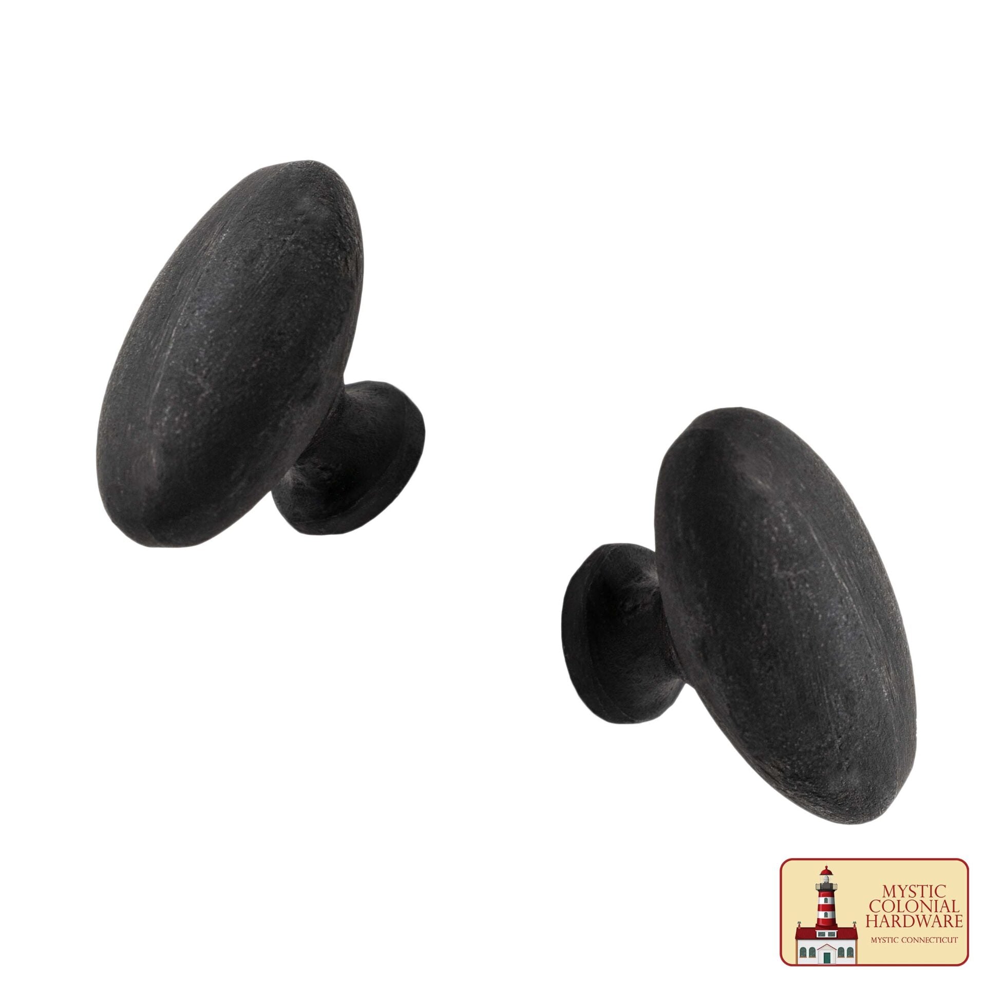 Imagen única de: Tirador de Pomo de Armario de Hierro Forjado a Mano - Lote de 4