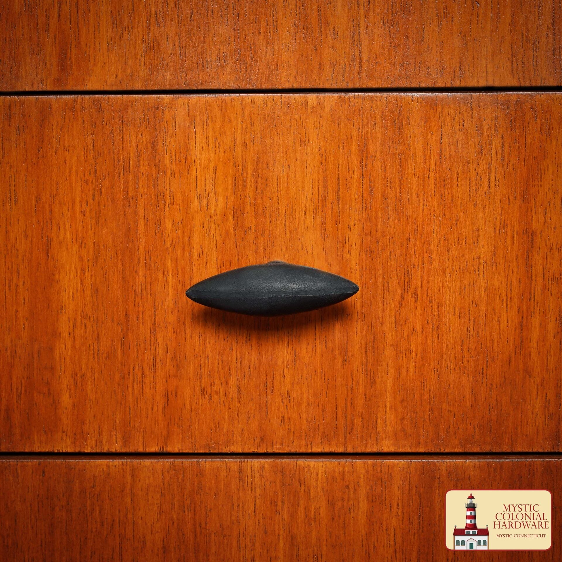 Imagen única de: Tirador de Pomo de Armario de Hierro Forjado a Mano - Lote de 4