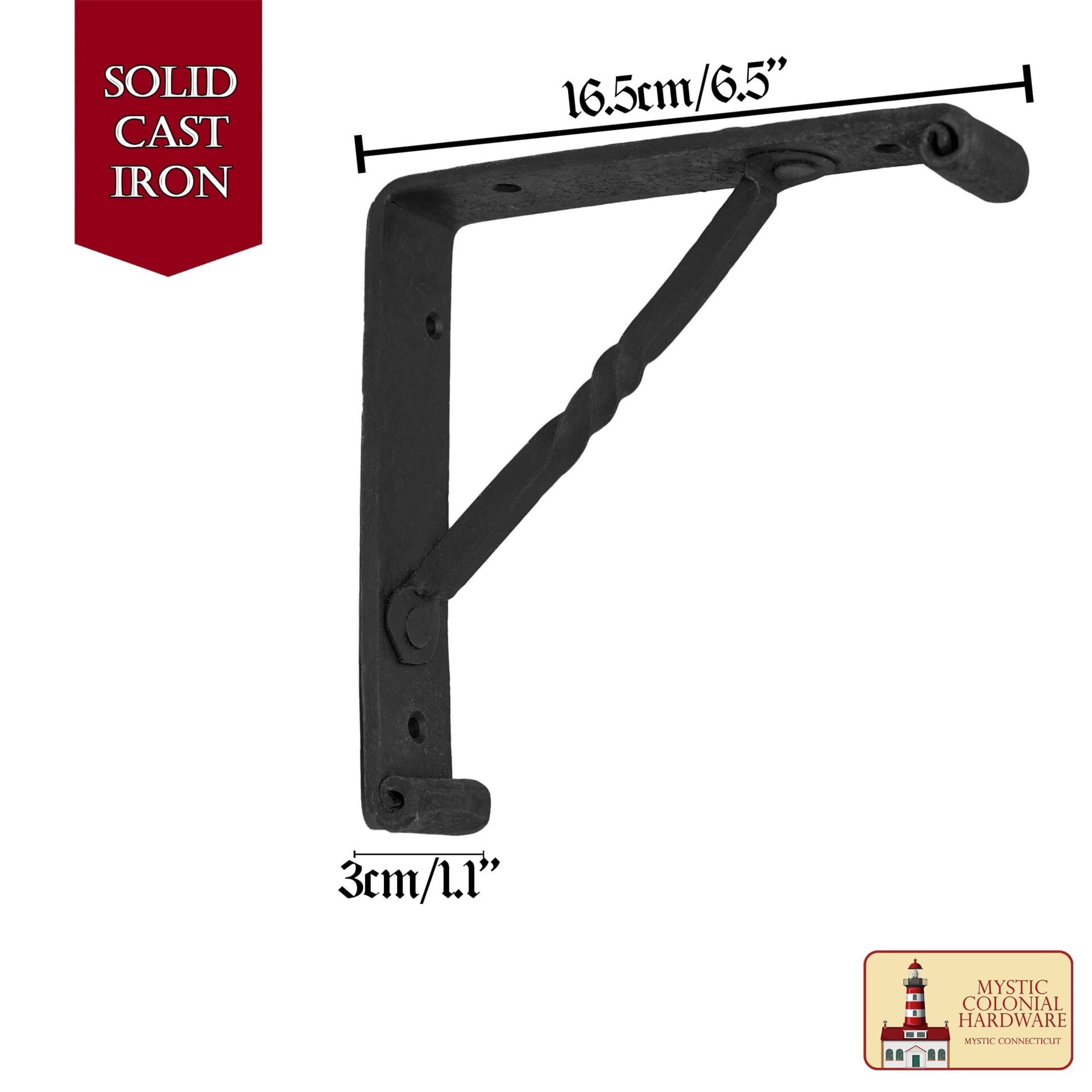 Imagen única de: Soporte de Estantería de Hierro Forjado Macizo Victoriano, Colonial, Retro, Steampunk, Gótico, Barroco Medieval