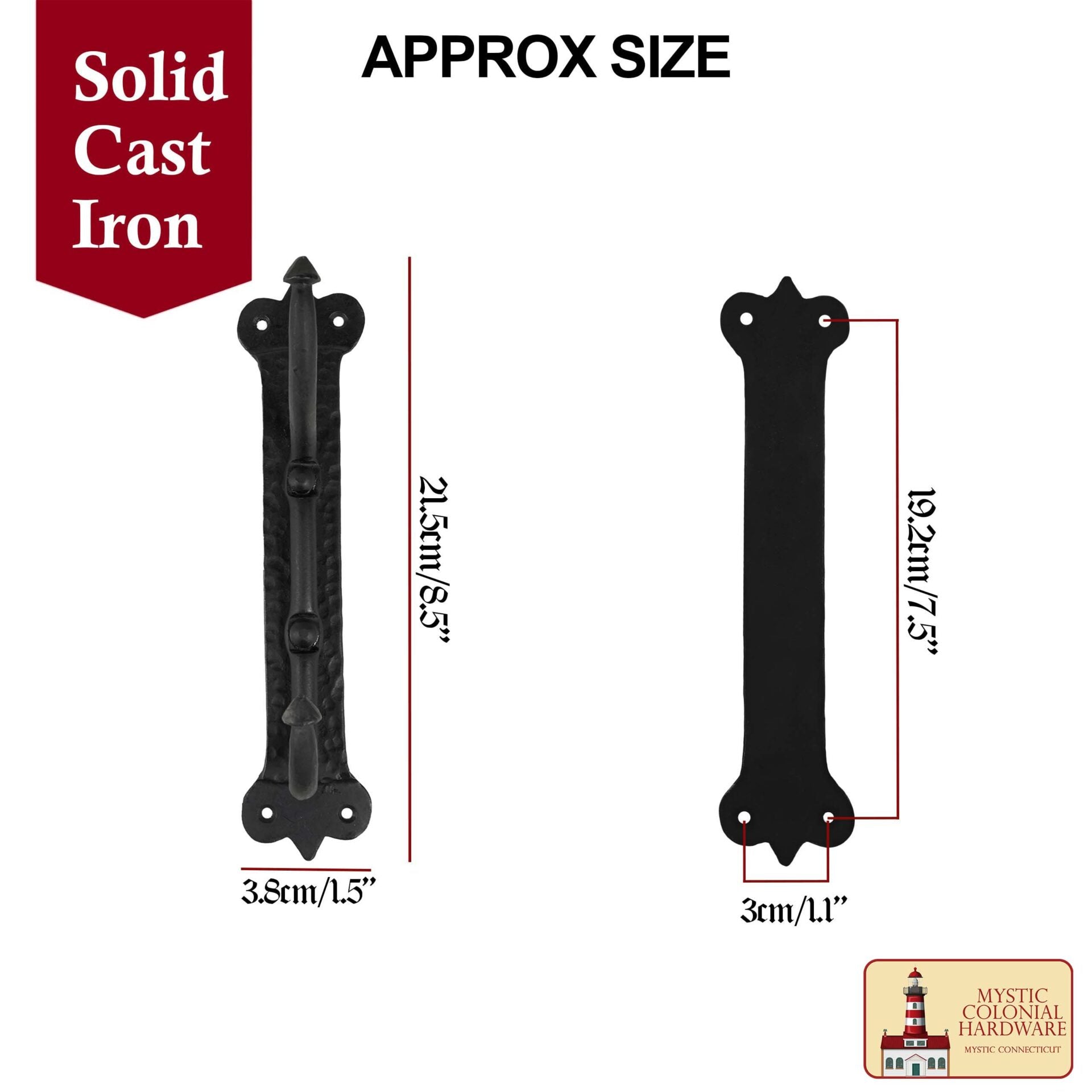 Imagen única de: Perchero de Hierro Fundido Macizo Gancho Grande Victoriano, Colonial, Retro, Steampunk, Gótico, Barroco Medieval