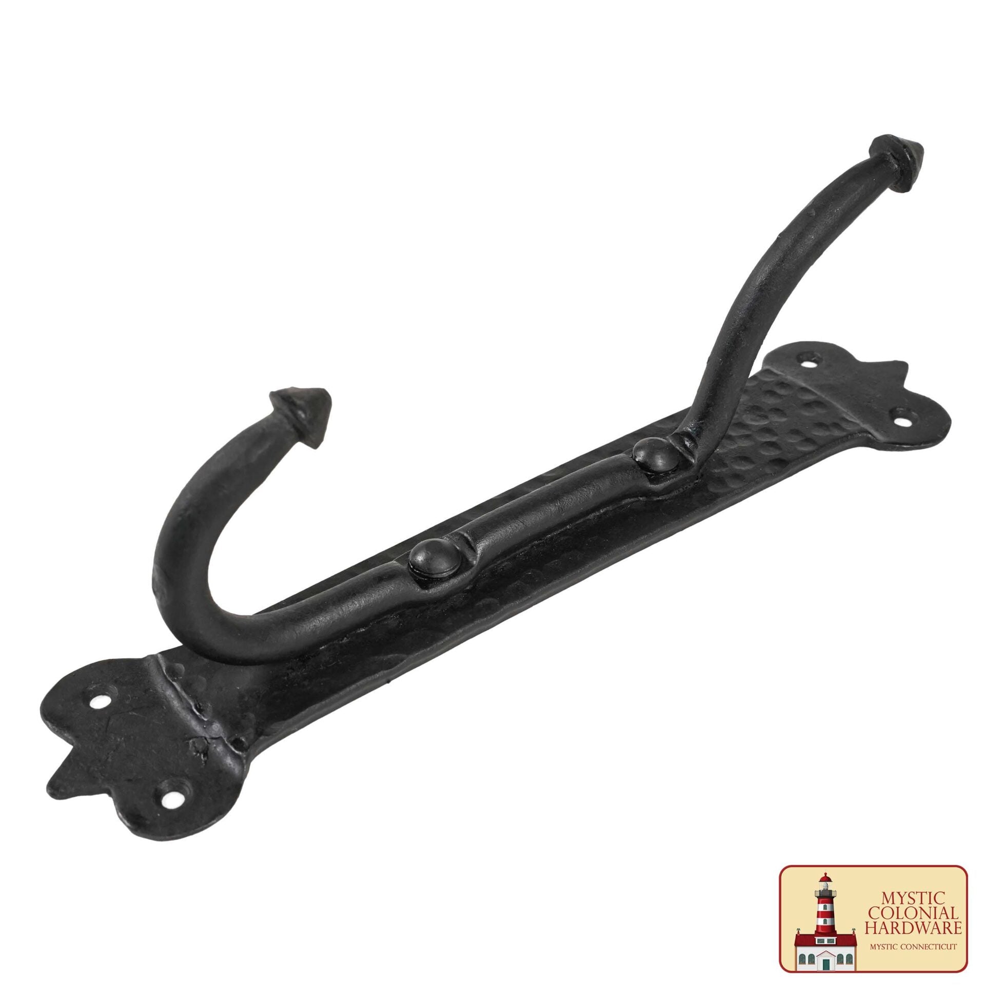 Imagen única de: Perchero de Hierro Fundido Macizo Gancho Grande Victoriano, Colonial, Retro, Steampunk, Gótico, Barroco Medieval