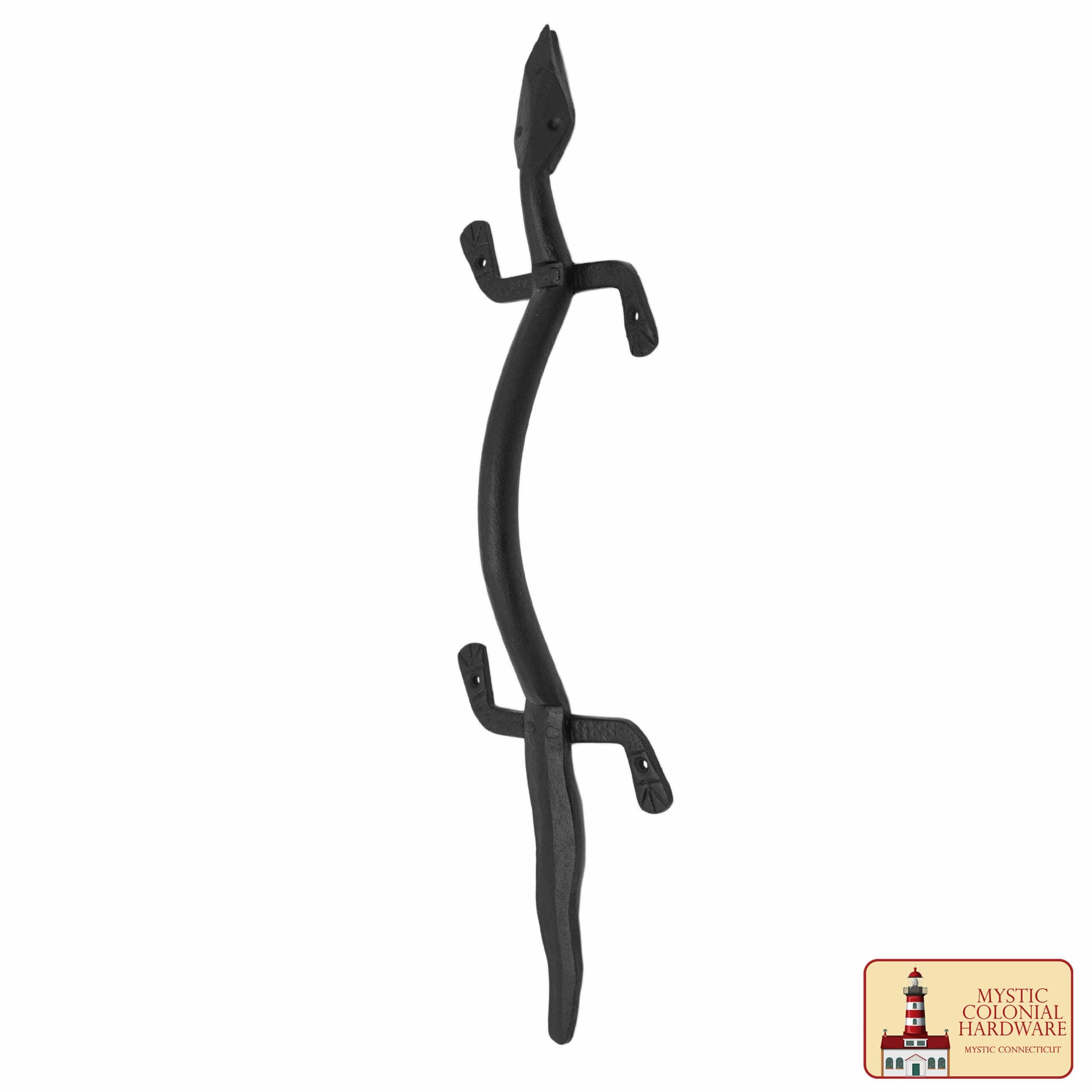 Imagen única de: Mystic Colonial Hardware Tirador de Puerta de Hierro Forjado a Mano - Tirador de Puerta Colonial Rústico con Diseño de Lagarto