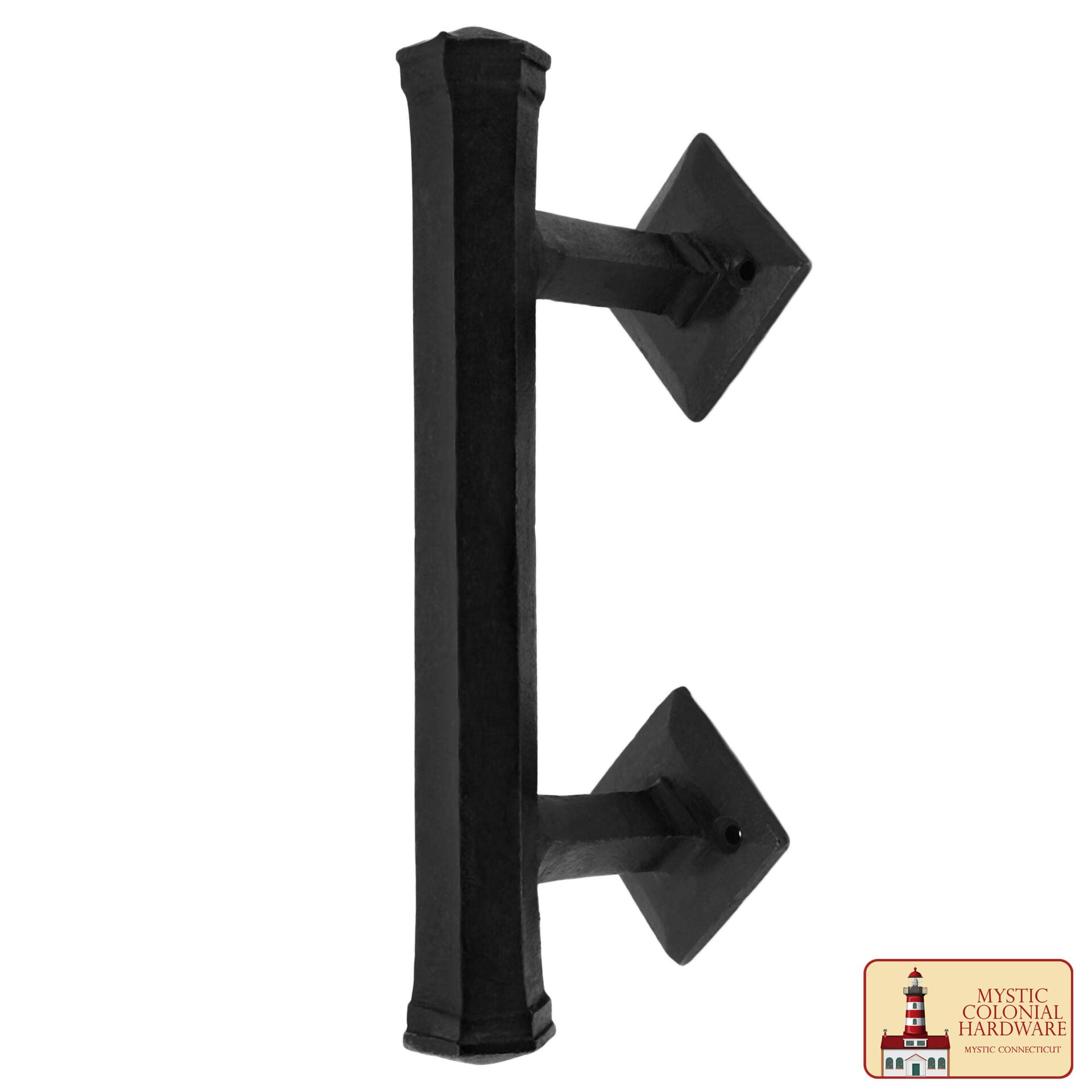 Imagen única de: Tirador de Puerta de Castillo de Estilo Medieval: Hierro Macizo Forjado a Mano