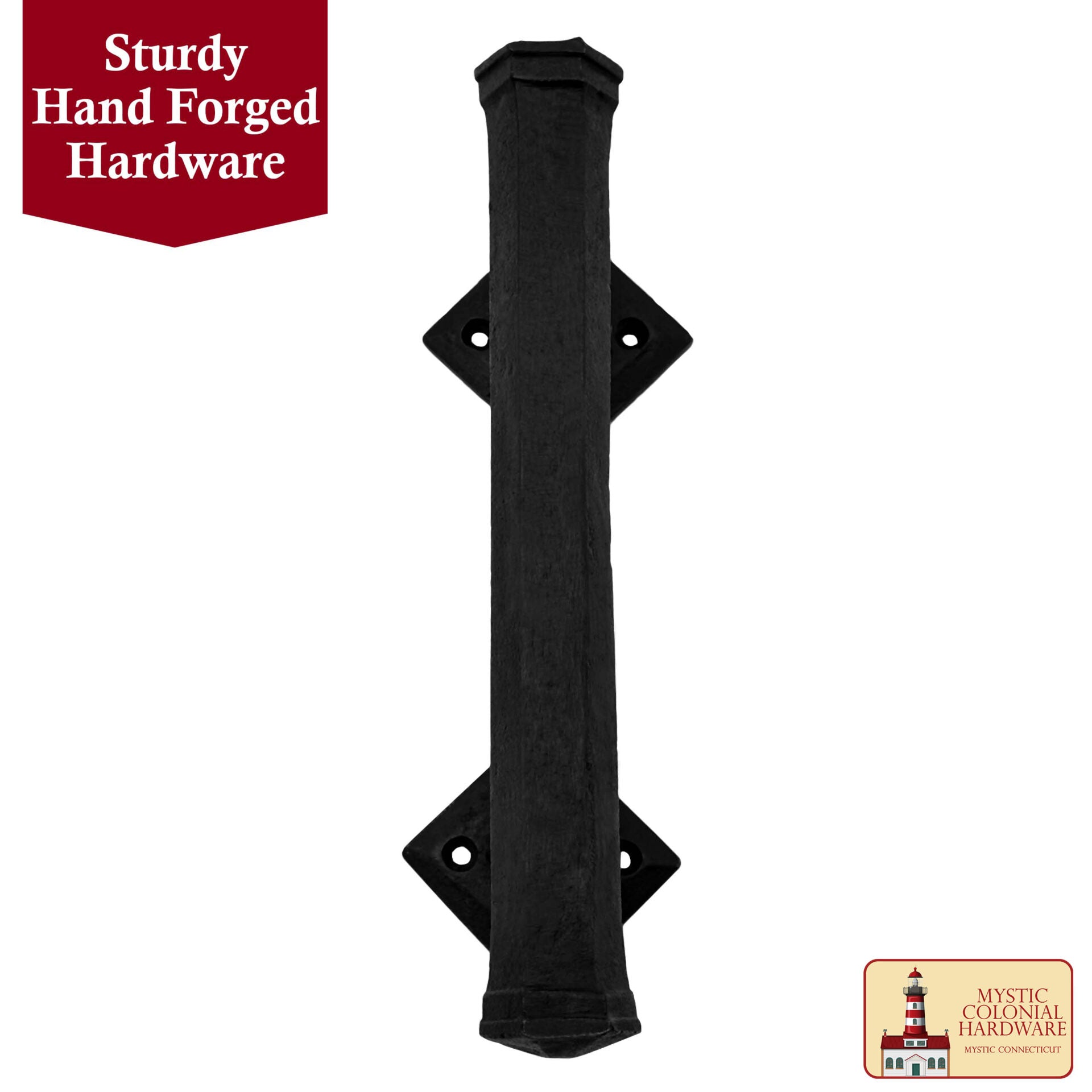 Imagen única de: Tirador de Puerta de Castillo de Estilo Medieval: Hierro Macizo Forjado a Mano