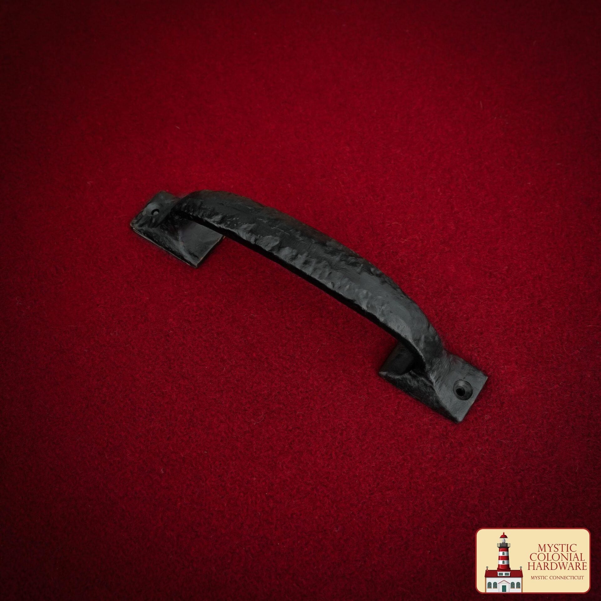 Imagen única de: Tirador de Puerta de Castillo de Estilo Medieval: Hierro Macizo Forjado a Mano