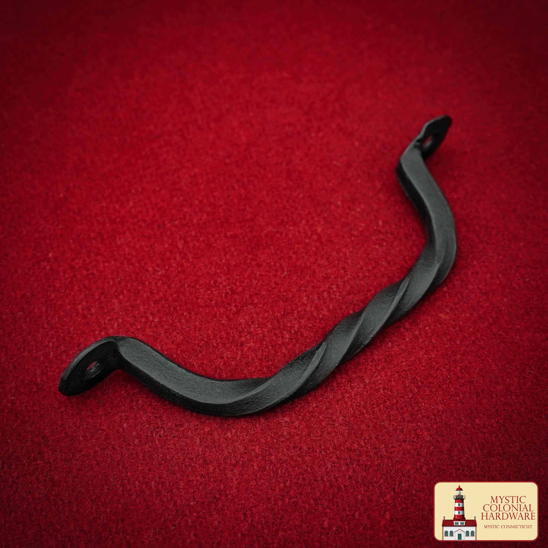 Imagen única de: Juego de 2 Tiradores de Puerta Rústicos Forjados a Mano: Ideal para Ambientes Victorianos, Coloniales, Retro, Steampunk, Góticos, Barrocos y Medievales, 16,5 Cm