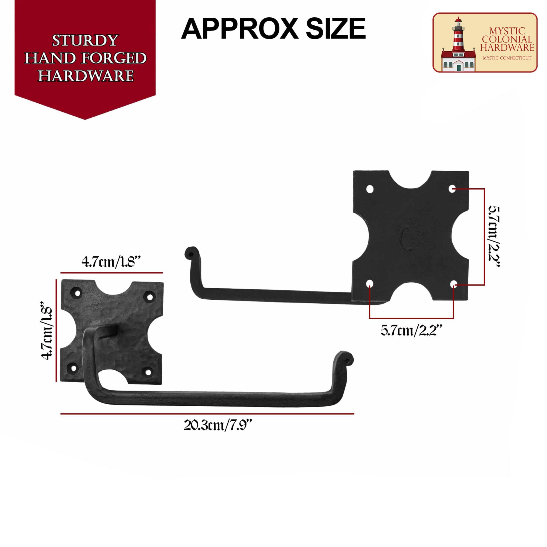 Imagen única de: Portarrollos de Papel Higiénico Forjado a Mano