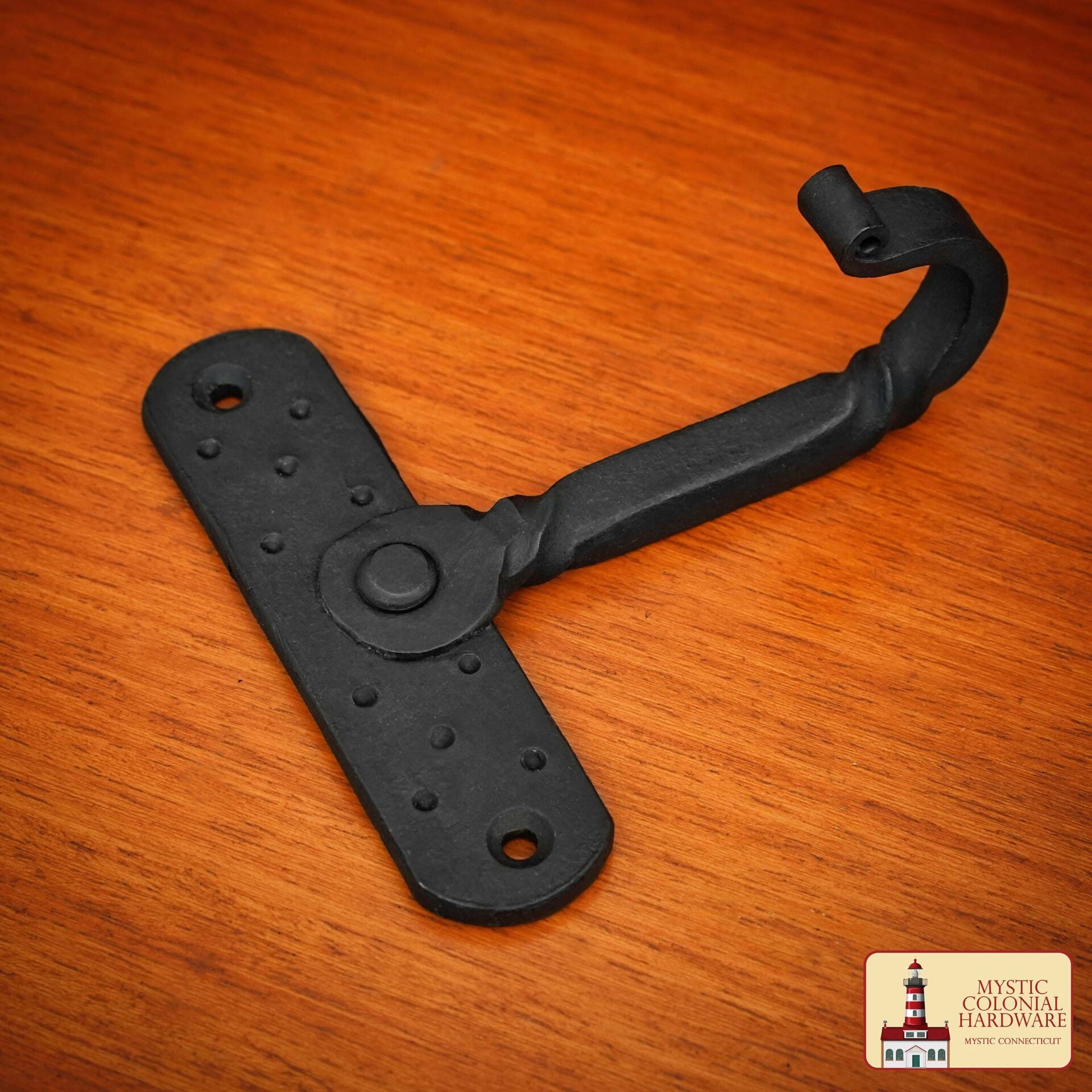 Gancho de Pared Rústico Forjado a Mano - Colgador Individual - Herrajes de Hierro Forjado para Interiores Coloniales, Victorianos, Retro, Góticos, Steampunk y Barrocos - Imagen 6