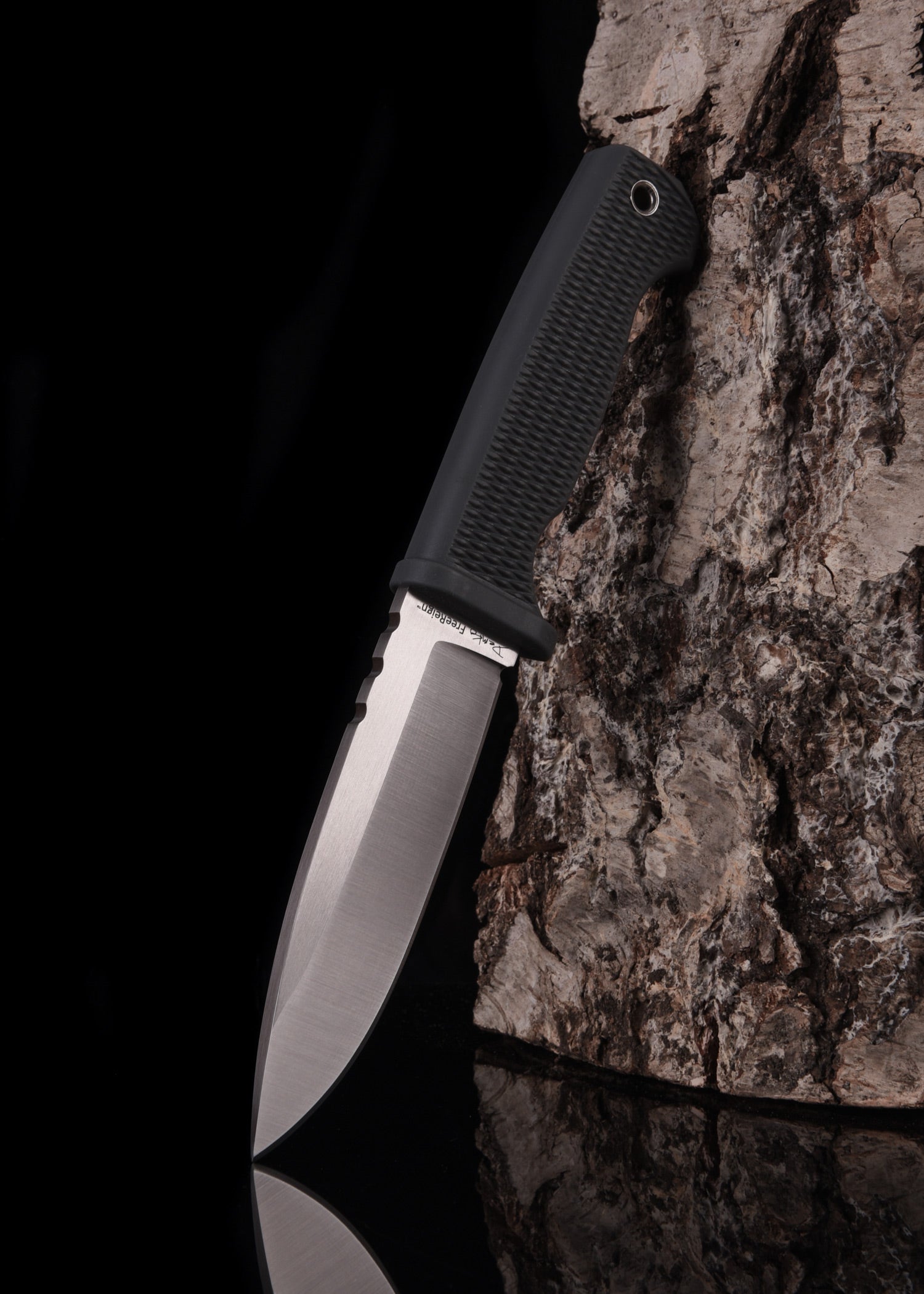 Imagen única de: Cuchillo Fijo Demko Freereign, Negro-gris