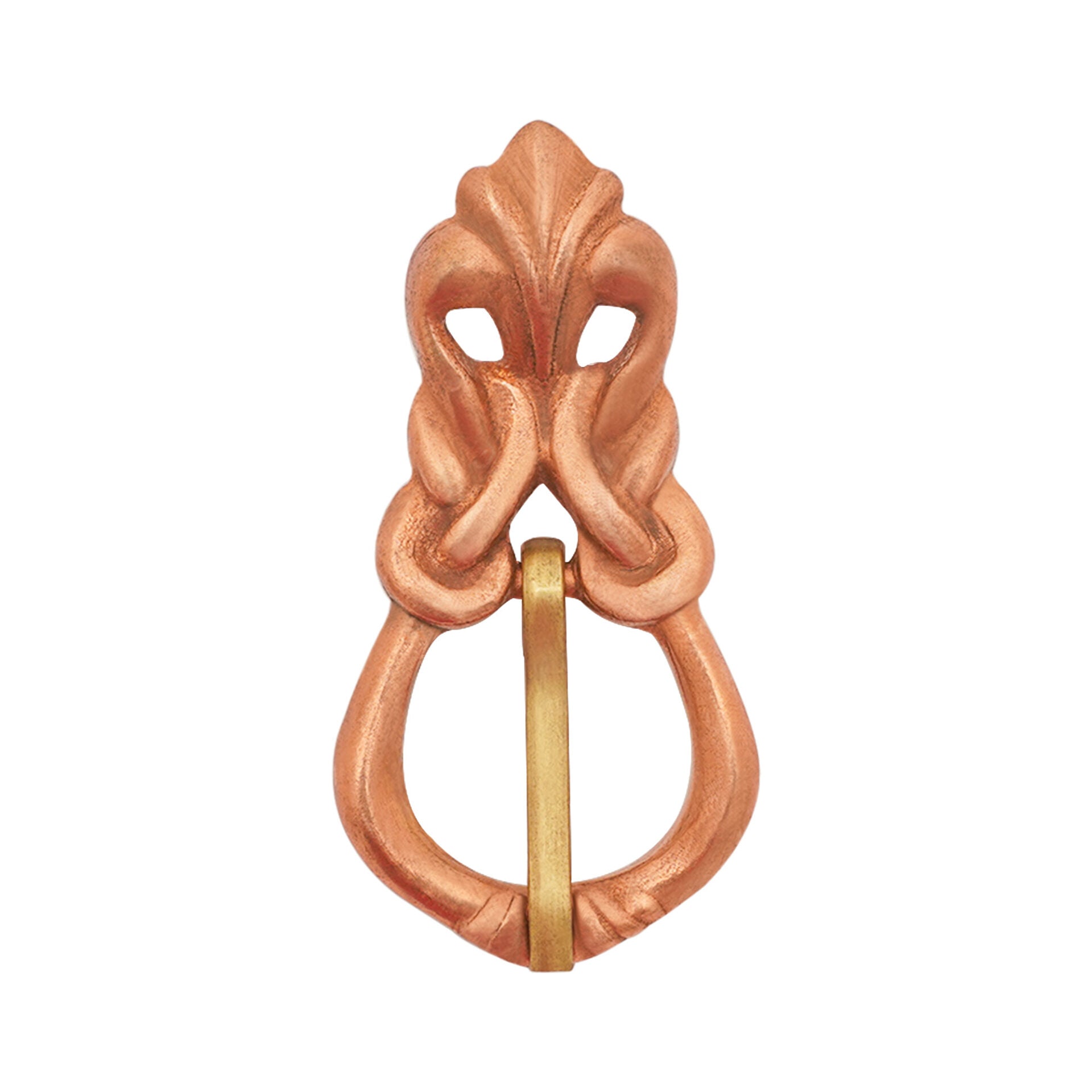 Imagen única de: Hebilla de Bronce Macizo con Motivos de Nudos Celtas