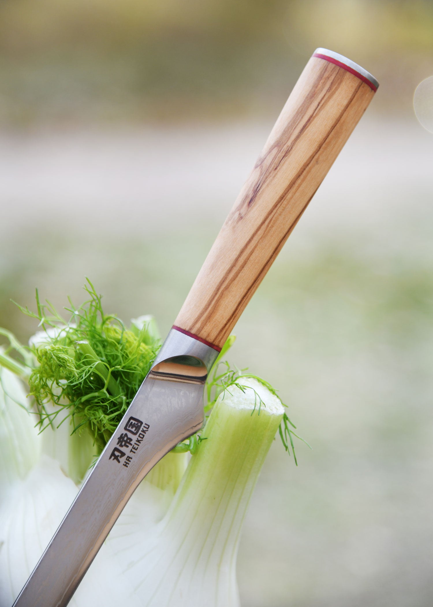 Imagen única de: Cuchillo Para Deshuesar, Acero De Damasco