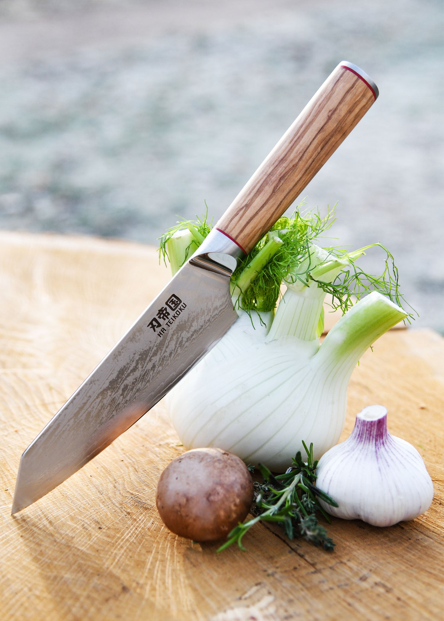 Imagen única de: Cuchillo Cocinero, Longitud De Hoja 20 Cm, Acero Damasco