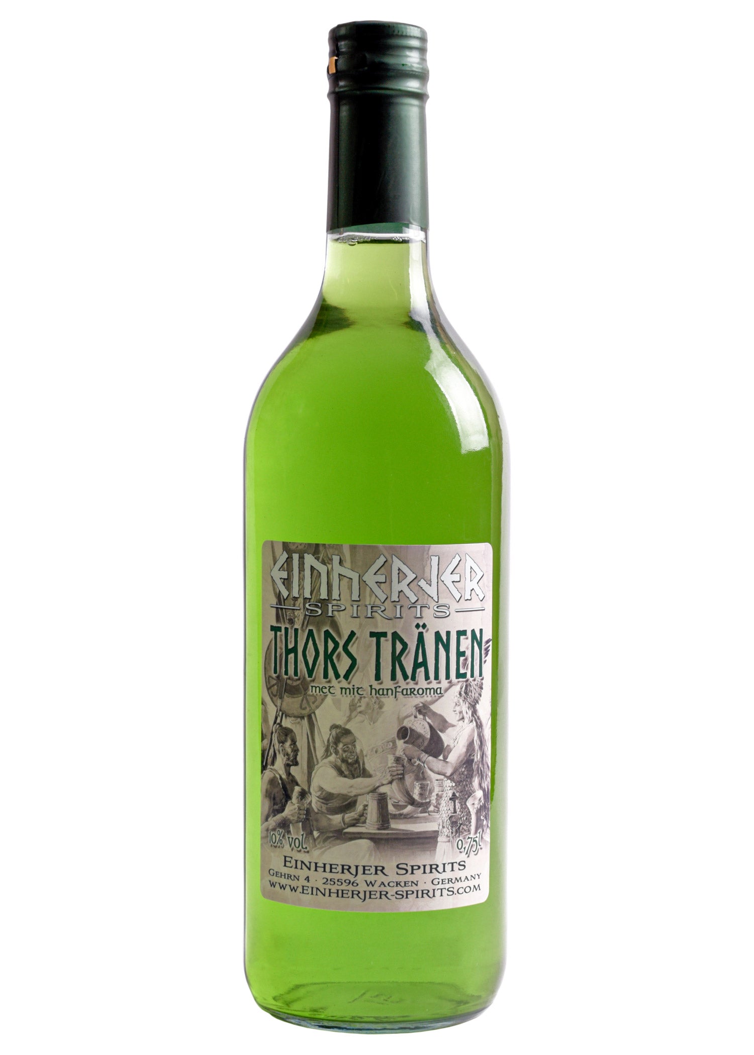 Imagen única de: Einherjer - Thor's Tears, Hidromiel Con Aroma A Cáñamo, 10% Vol., 0,75 L