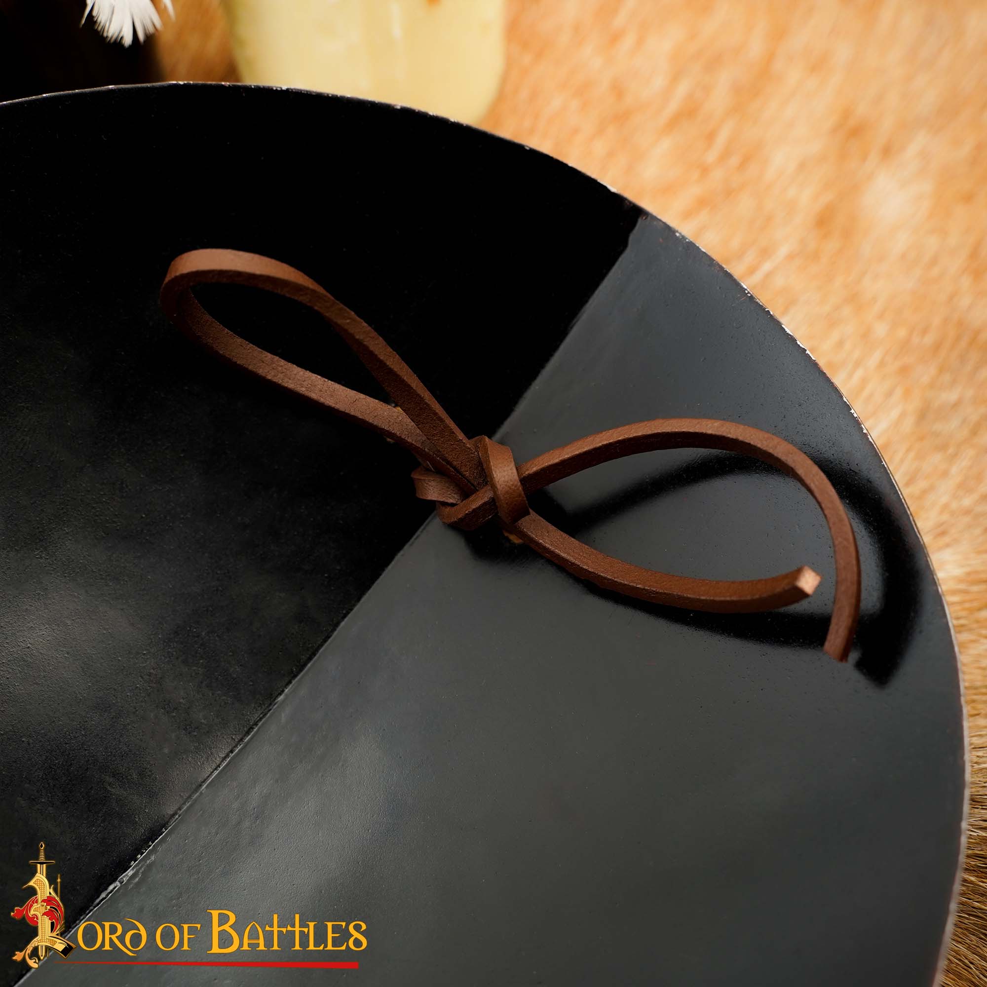 Armadura Medieval Visby Pauldrons Hombro de Acero con Lazos de Cuero - Imagen 10