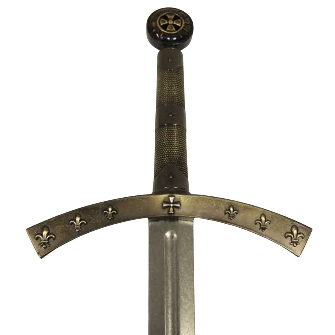 Imagen única de: Espada Templaria De Hugo De Payens Con Vaina Réplica 4188L