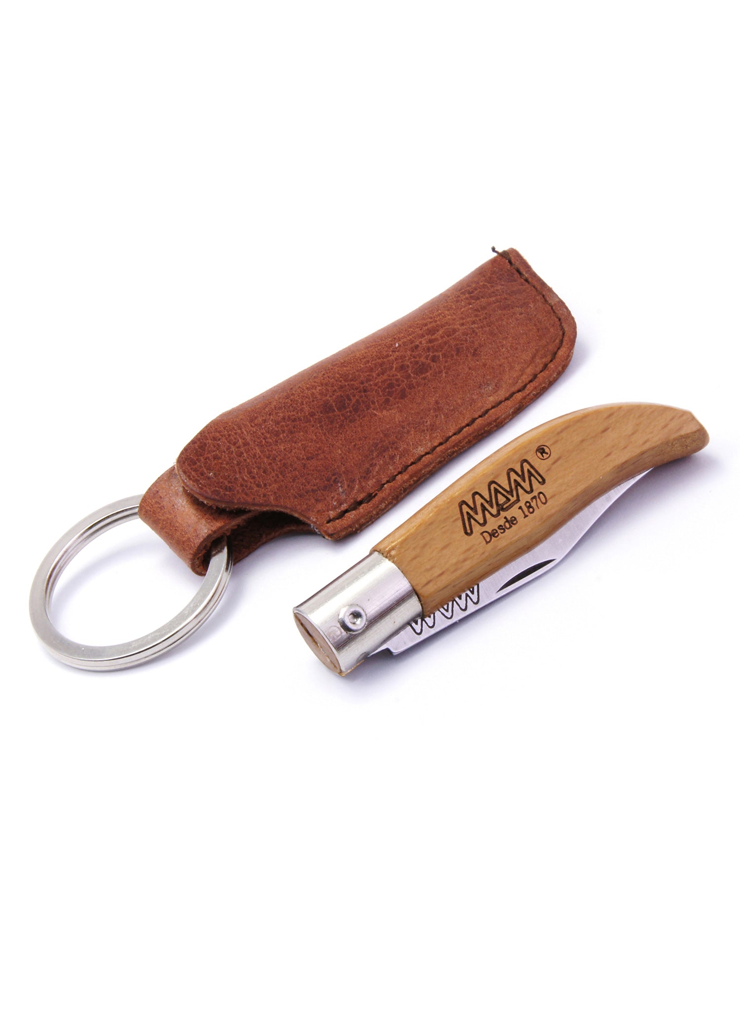 Imagen única de: Navaja Ibérica Con Llavero Y Funda.